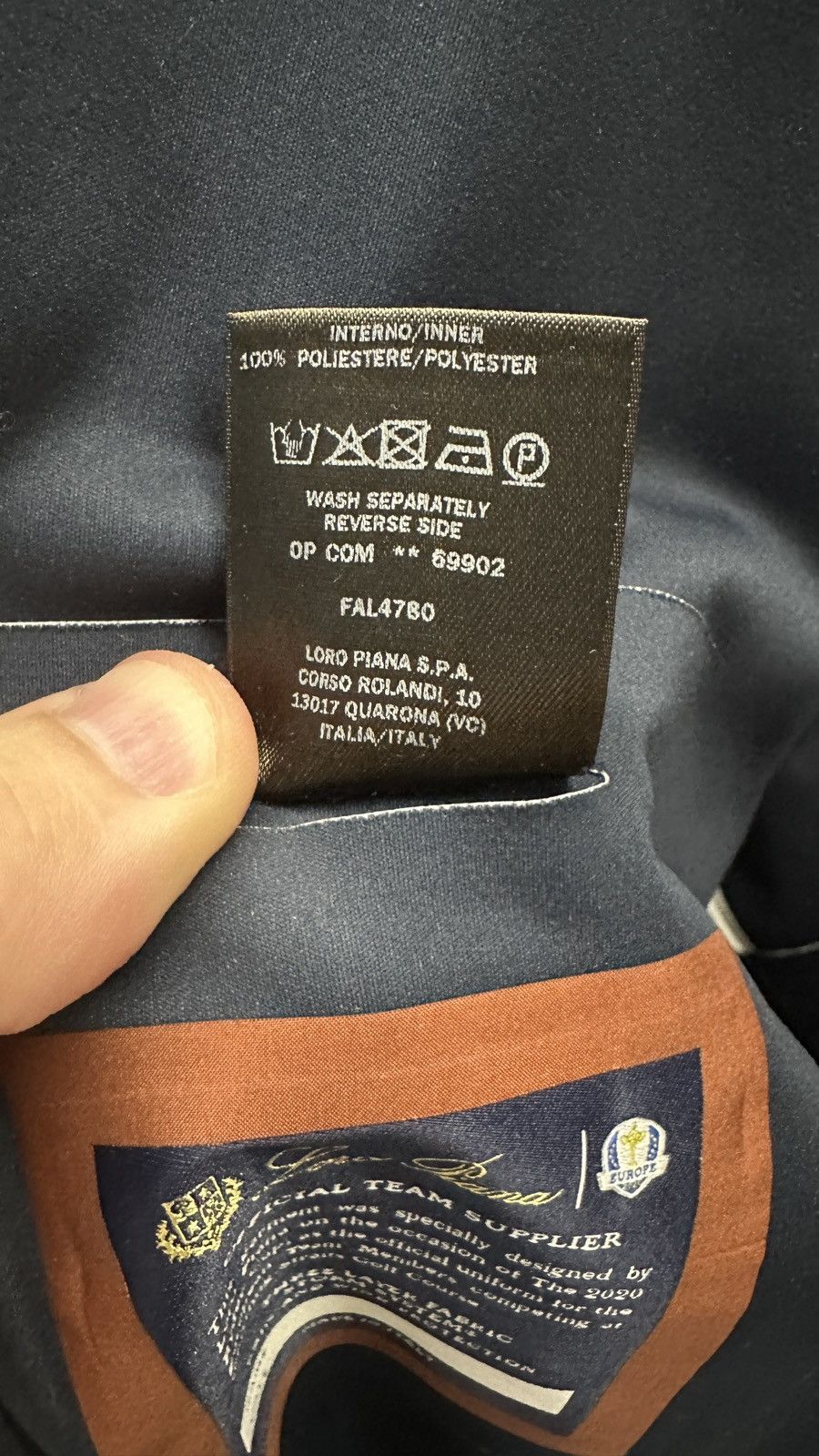 Loro Piana Men's jacket Loro Piana Size US XL / EU 56 / 4 - 9 Thumbnail