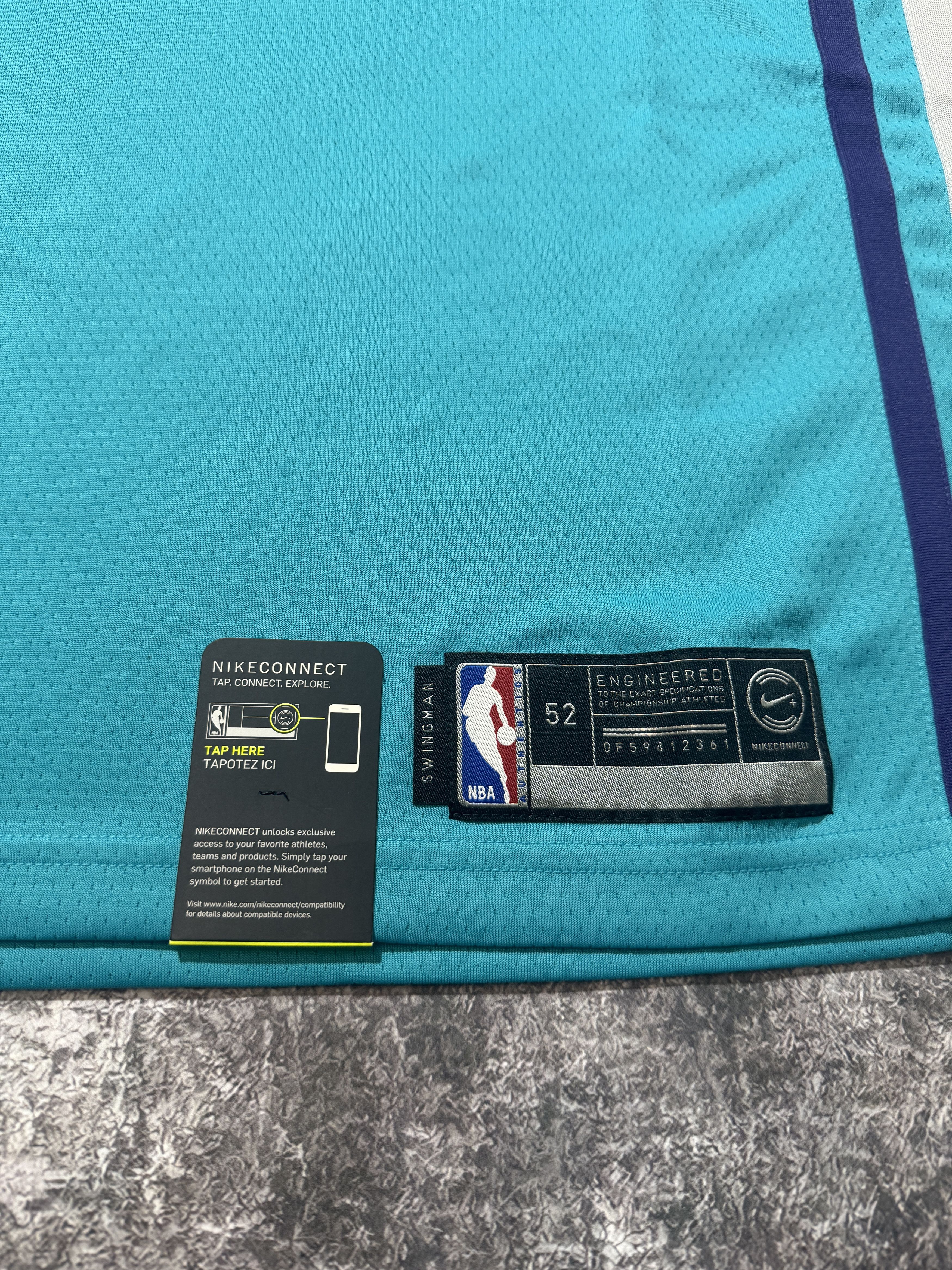 Jordan Brand Charlotte Hornets Jordan Swingman Shirt Jersey XL NBA Size US XL / EU 56 / 4 - 5 Thumbnail