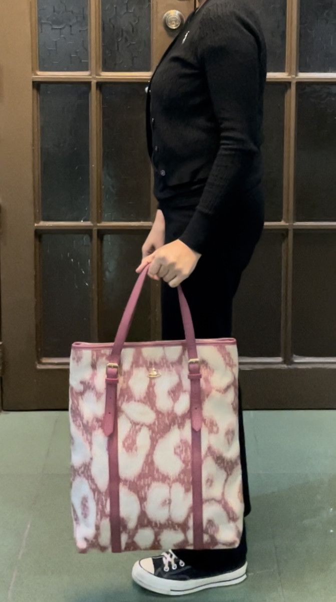 Vivienne Westwood Canvas Leopard Tote Bag - Tall Size ONE SIZE - 18 Thumbnail