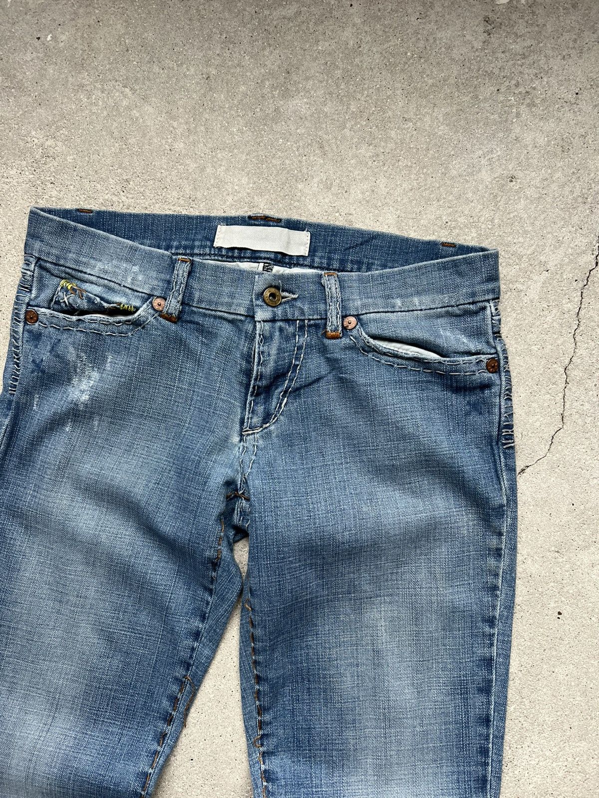 Hysteric Glamour × If Six Was Nine × Le Grande Bleu (L.G.B.) Rare Flared IfSixWasNine Junya LGB vintage jeans Size 29" - 5 Thumbnail
