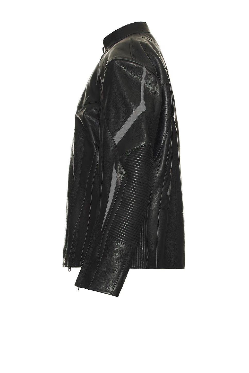 Balenciaga o1bcso1str1025 Unity Sports Icon Racing Jacket in Black Size US L / EU 52-54 / 3 - 3 Thumbnail