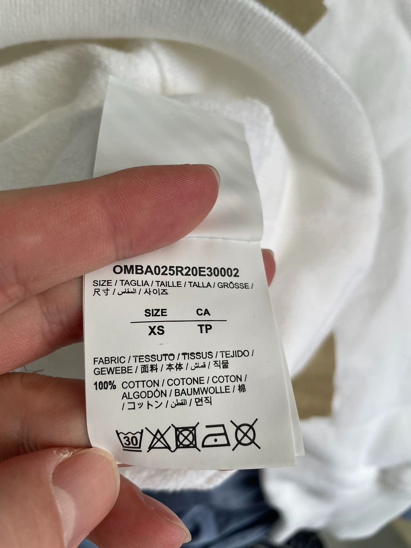 Off-White OFF-WHITE Tap Arrows Tape-Print Crewneck XS New Size US XS / EU 42 / 0 - 4 Thumbnail