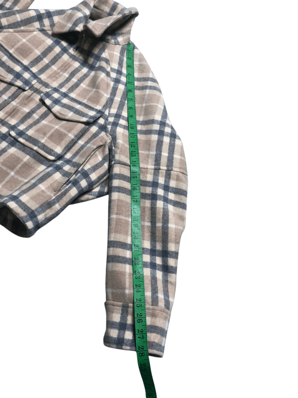 Japanese Brand × Samsoe Samsoe Samsoe Samsoe Plaid Wool Cropped Jacket Size XS / US 0-2 / IT 36-38 - 19 Thumbnail