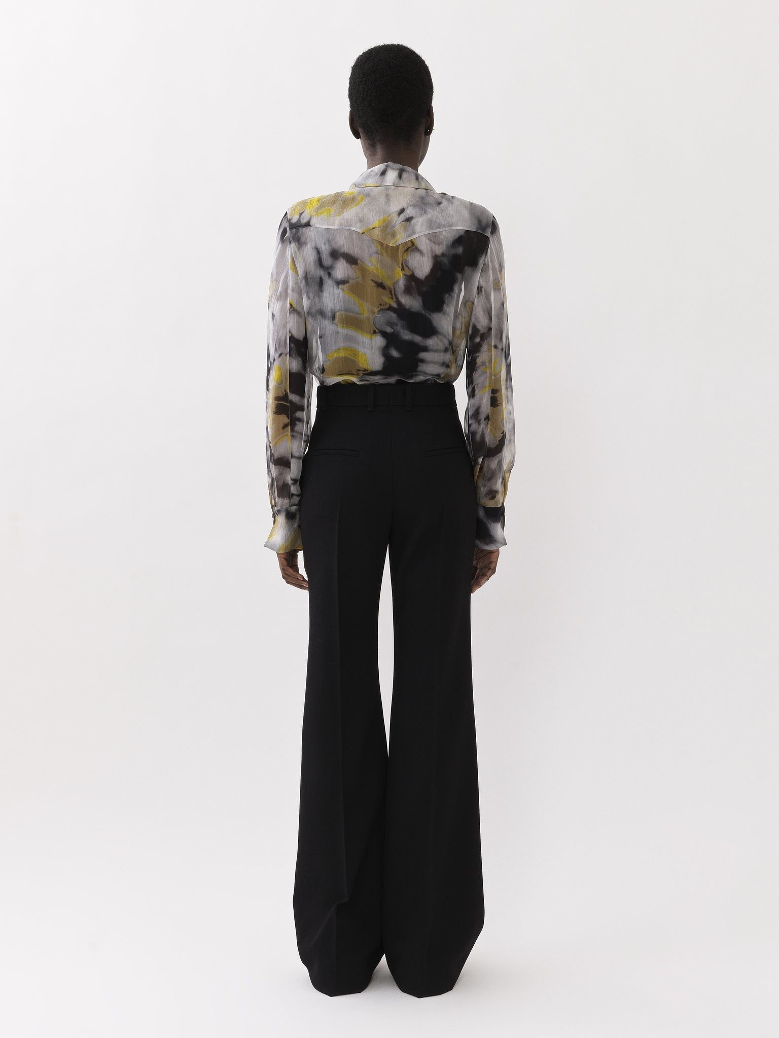 Chloe oc11z0525 Printed Western Blouse in Multicolor Size XL / US 12-14 / IT 48-50 - 4 Thumbnail