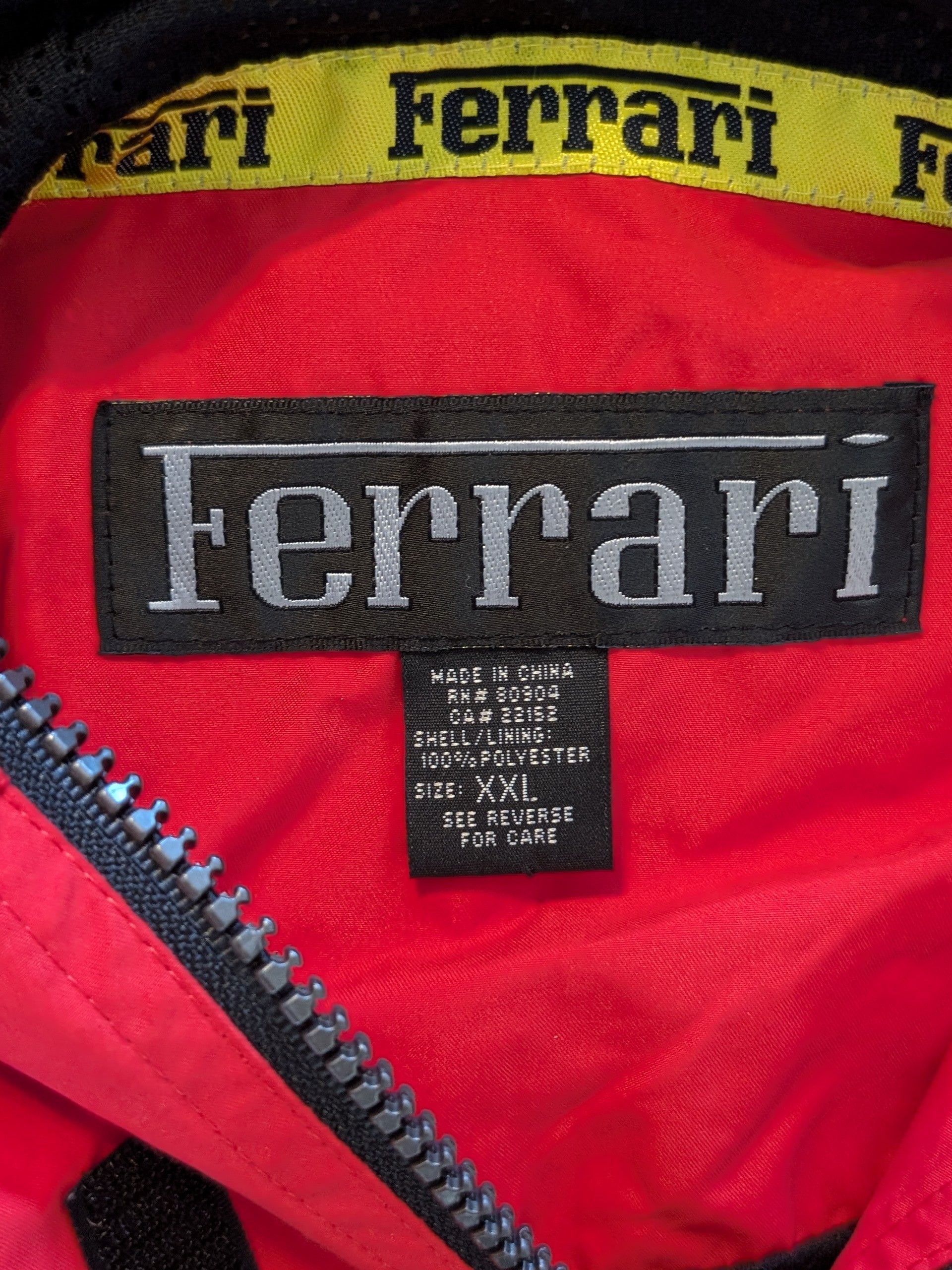 Ferrari Vintage 1998 Ferrari Red Half Zip Anorak Jacket Size XXL Size US XXL / EU 58 / 5 - 4 Thumbnail