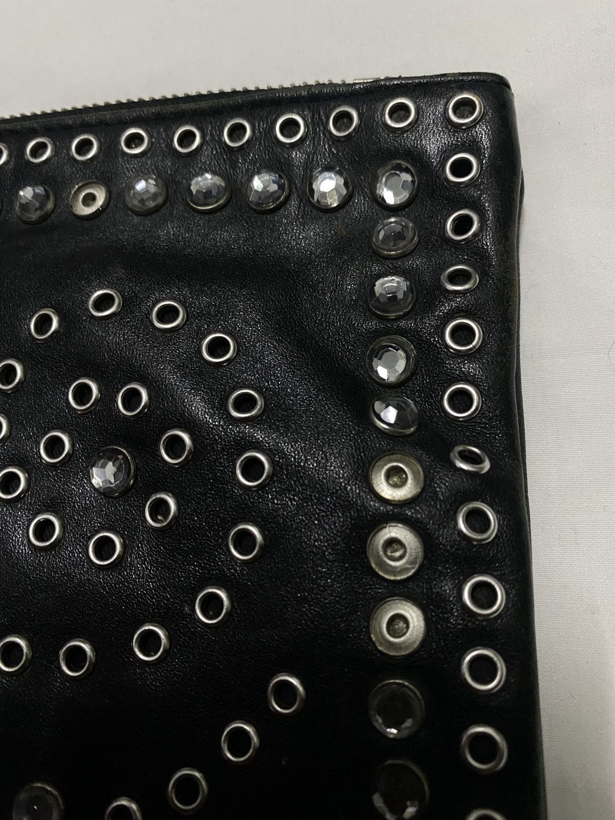 Prada Prada - Rhinestone Runway Piece - Calf Leather Clutch Bag Size ONE SIZE - 10 Thumbnail