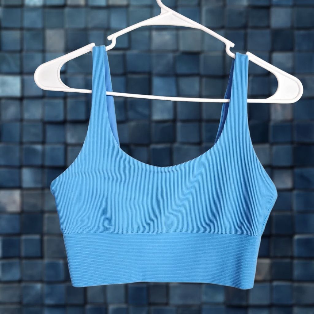 Beach Riot Beach Riot Ayla ribbed Top &leggings Set in slate Blue Size S - Activewear Woman, Beach Riot, Slim Fit, Purple? Size S / US 4 / IT 40 - 1 Thumbnail