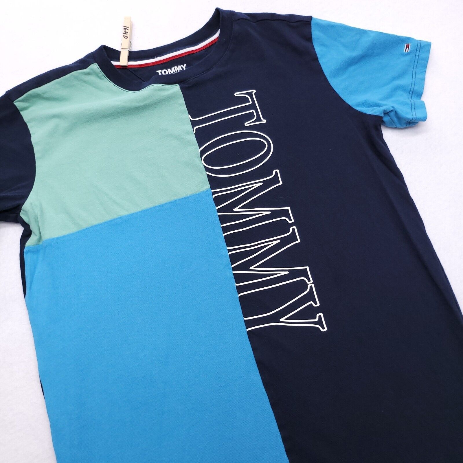 Tommy Hilfiger Tommy Jeans Causal Pullover T Shirt Womens Size Medium Blue Size M / US 6-8 / IT 42-44 - 4 Thumbnail