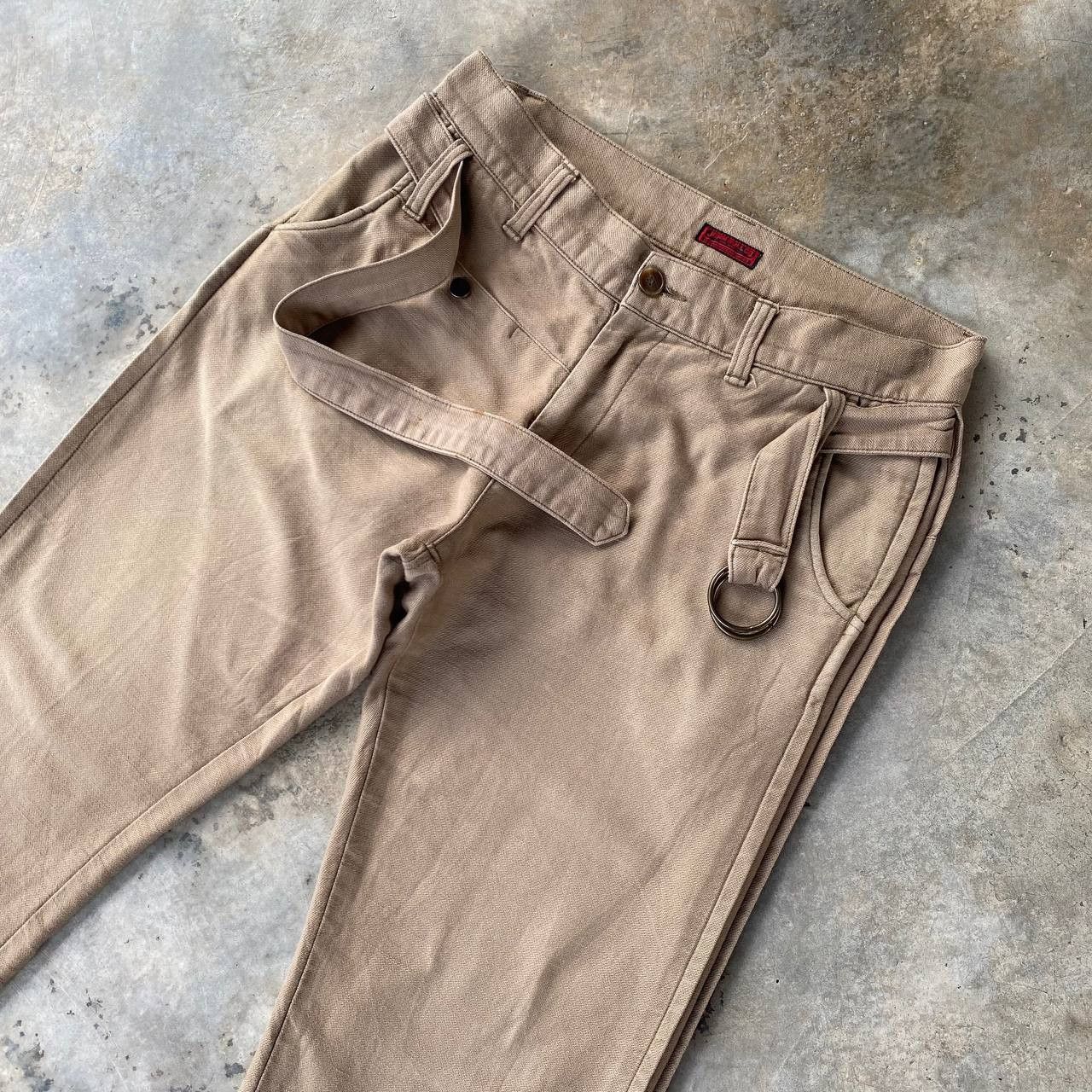 Johnbull VINTAGE JOHNBULL BELTED UTILITY CHINOS WORKWEAR MILITARY Size US 33 - 4 Thumbnail