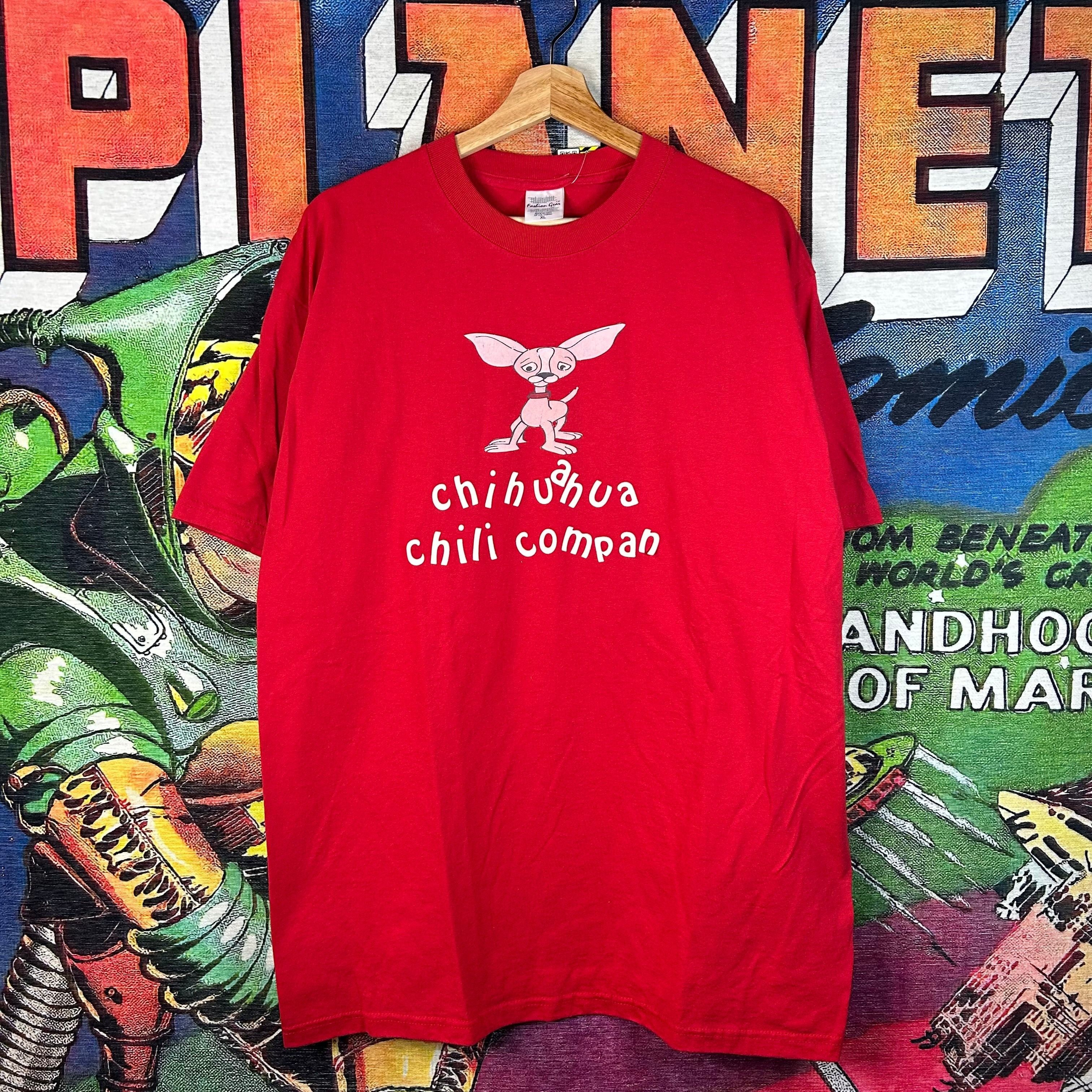 Vintage Vintage 90s Chihuahua Tee Size XL Size US XL / EU 56 / 4 - 1 Thumbnail