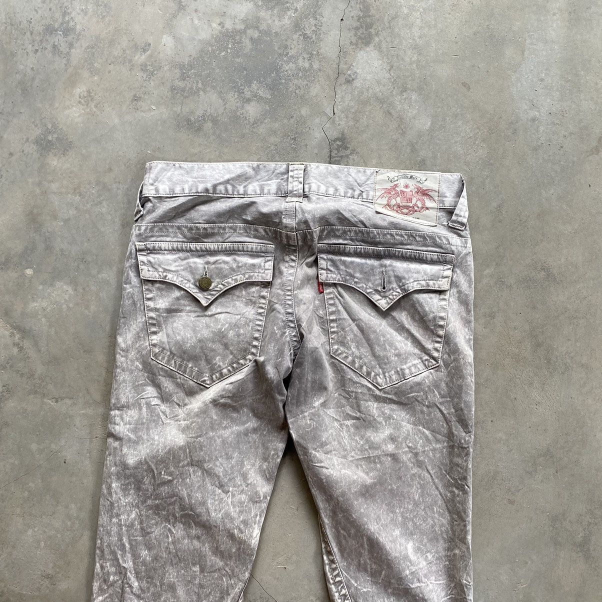 Tornado Mart Tornado Mart stone washed flare pants Size US 32 / EU 48 - 8 Thumbnail