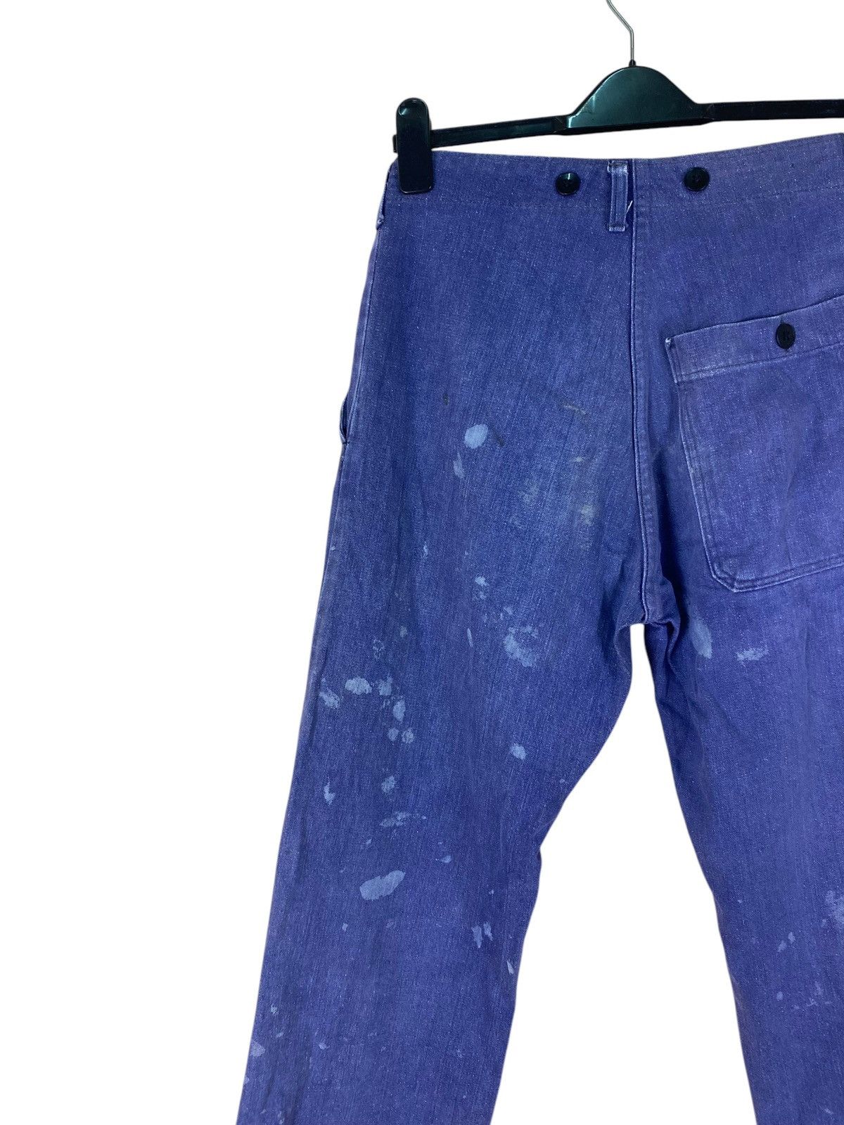 Le Laboureur × Vintage Vintage Veb Wattana Workwear Paint Splash Pants Size US 31 - 9 Thumbnail