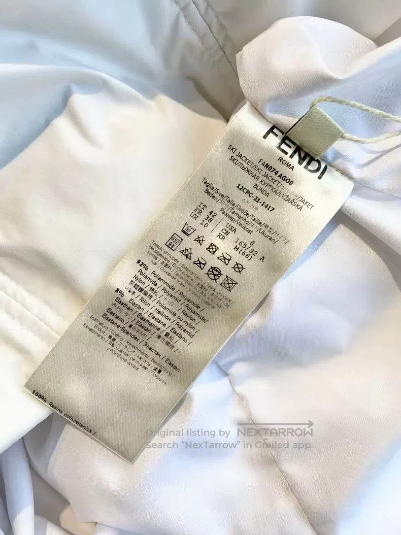 Fendi Fendi Nylon fitted waist hooded down jacket Size S / US 4 / IT 40 - 5 Thumbnail