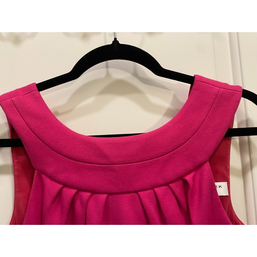 Trina Turk Trina Turk Pink Sleeveless Pleated Sheath Dress Size 2 barbi Size XS / US 0-2 / IT 36-38 - 3 Thumbnail