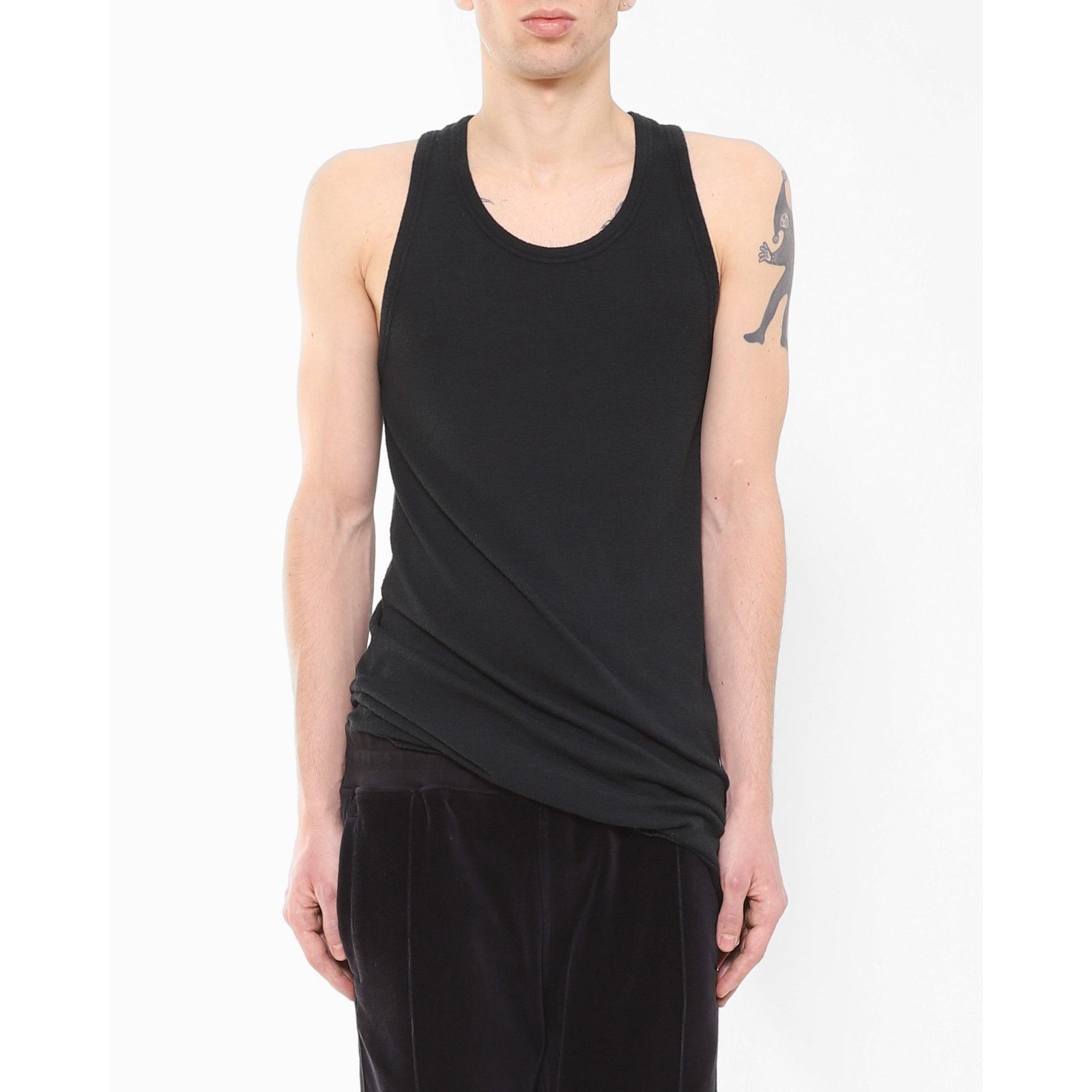 Haider Ackermann FW19 Tank Top in Dark Grey Cashmere Size US S / EU 44-46 / 1 - 1 Thumbnail