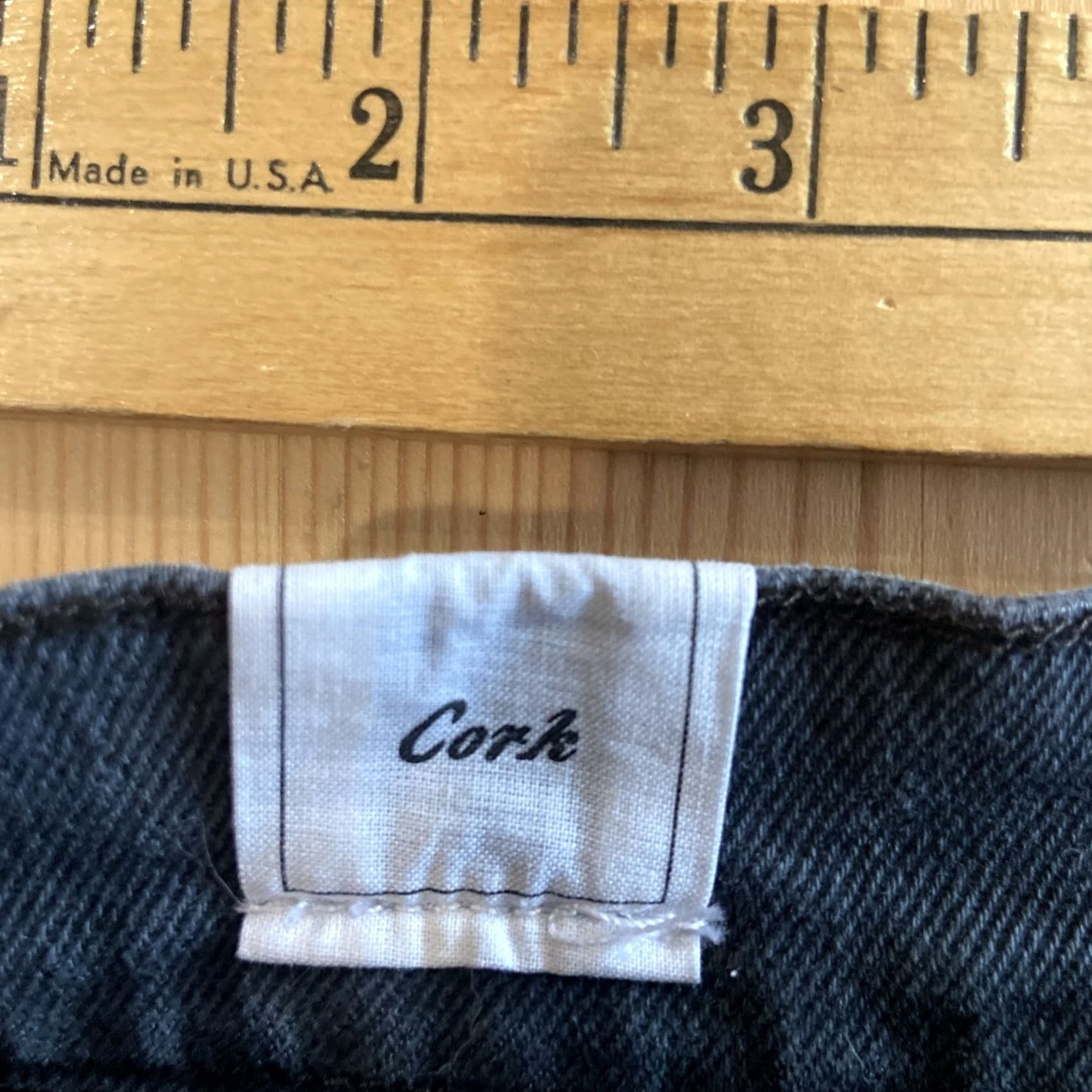 Frank & Eileen Frank & Eileen Cork Everyday Straight Jeans Womens 26 Black Stretch Raw Hem D601 Regular Jeans Women Size 26" / US 2 / IT 38 - 6 Thumbnail