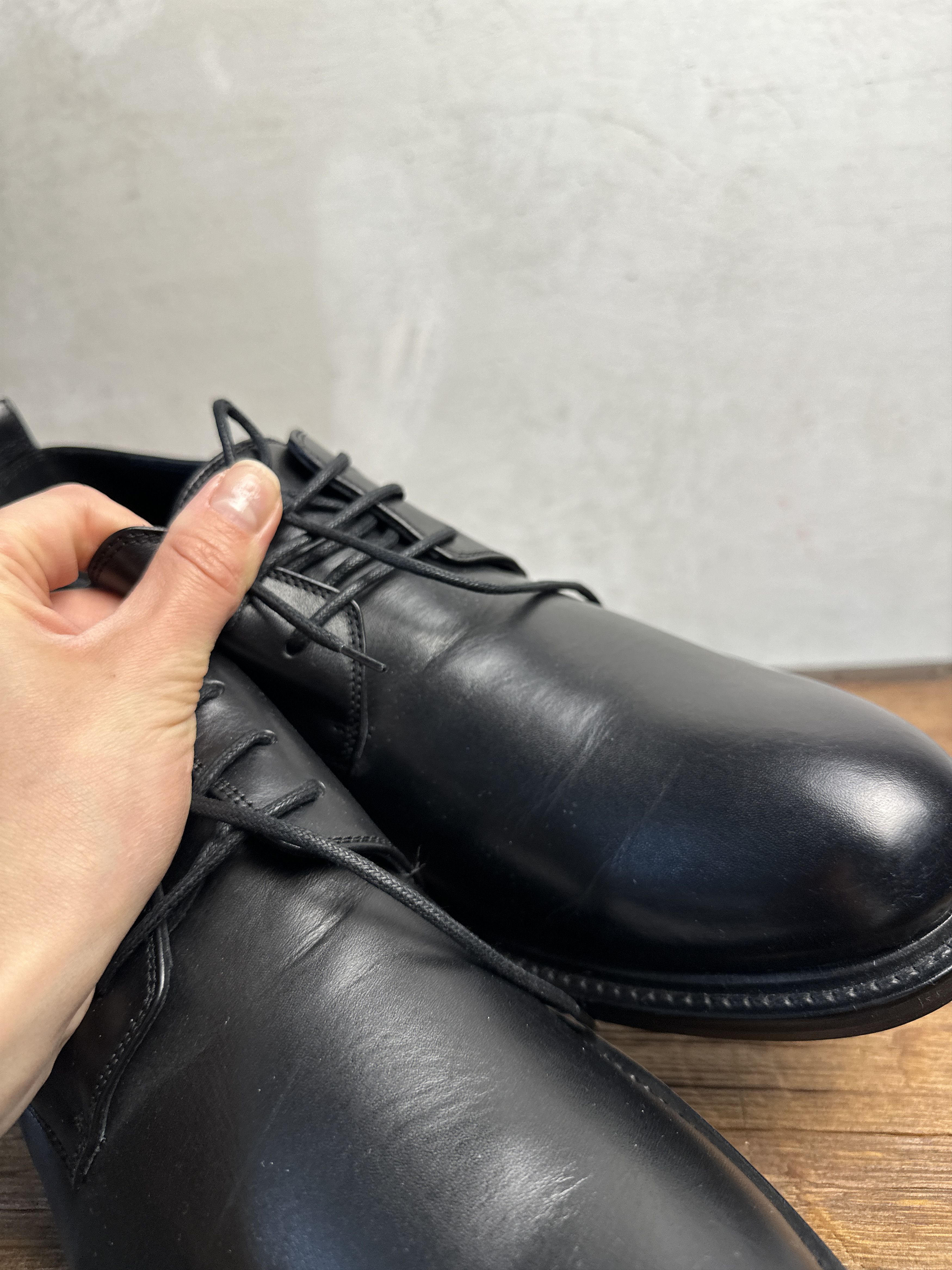 Ann Demeulemeester Ann demeulemeester Scarpe Derby Shoes in Pelle Nero Size US 11 / EU 44 - 11 Thumbnail