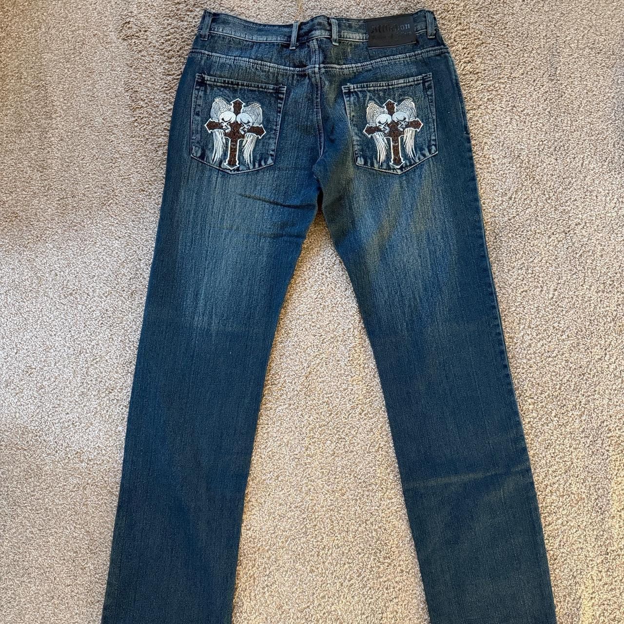 Affliction 2000s Straight Leg Affliction Jeans Size US 38 / EU 54 - 1 Thumbnail