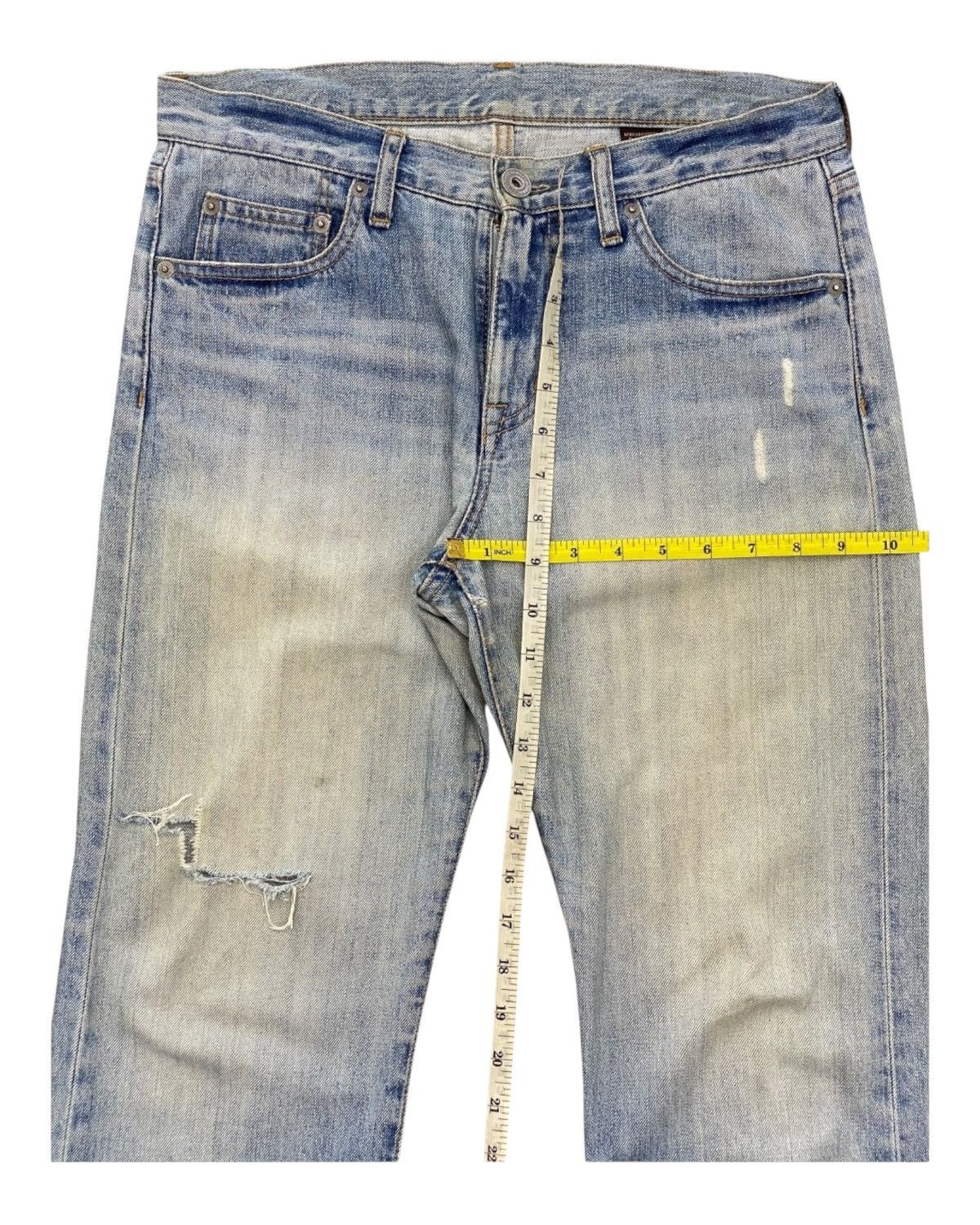URBAN RESEARCH DOORS Urban Research Doors Faded Ripped Jeans Size US 32 / EU 48 - 9 Thumbnail