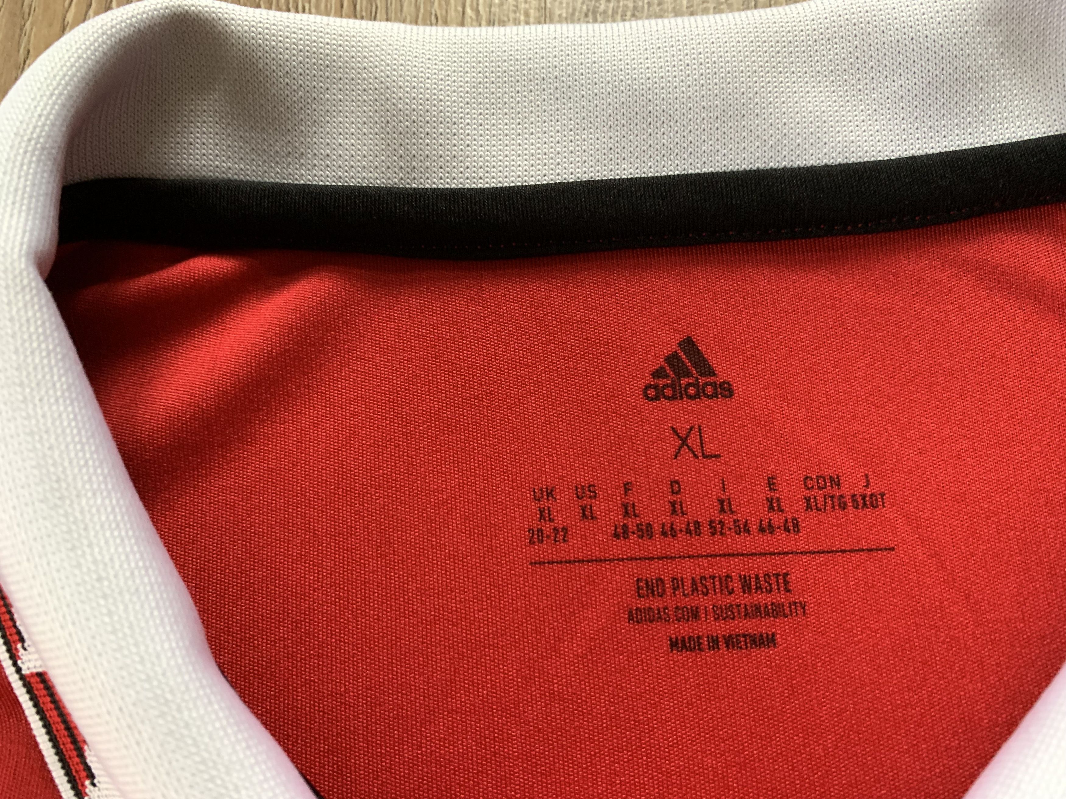 Adidas Adidas Manchester United Home Polo Jersey 2022-2023 Size US XL / EU 56 / 4 - 7 Thumbnail
