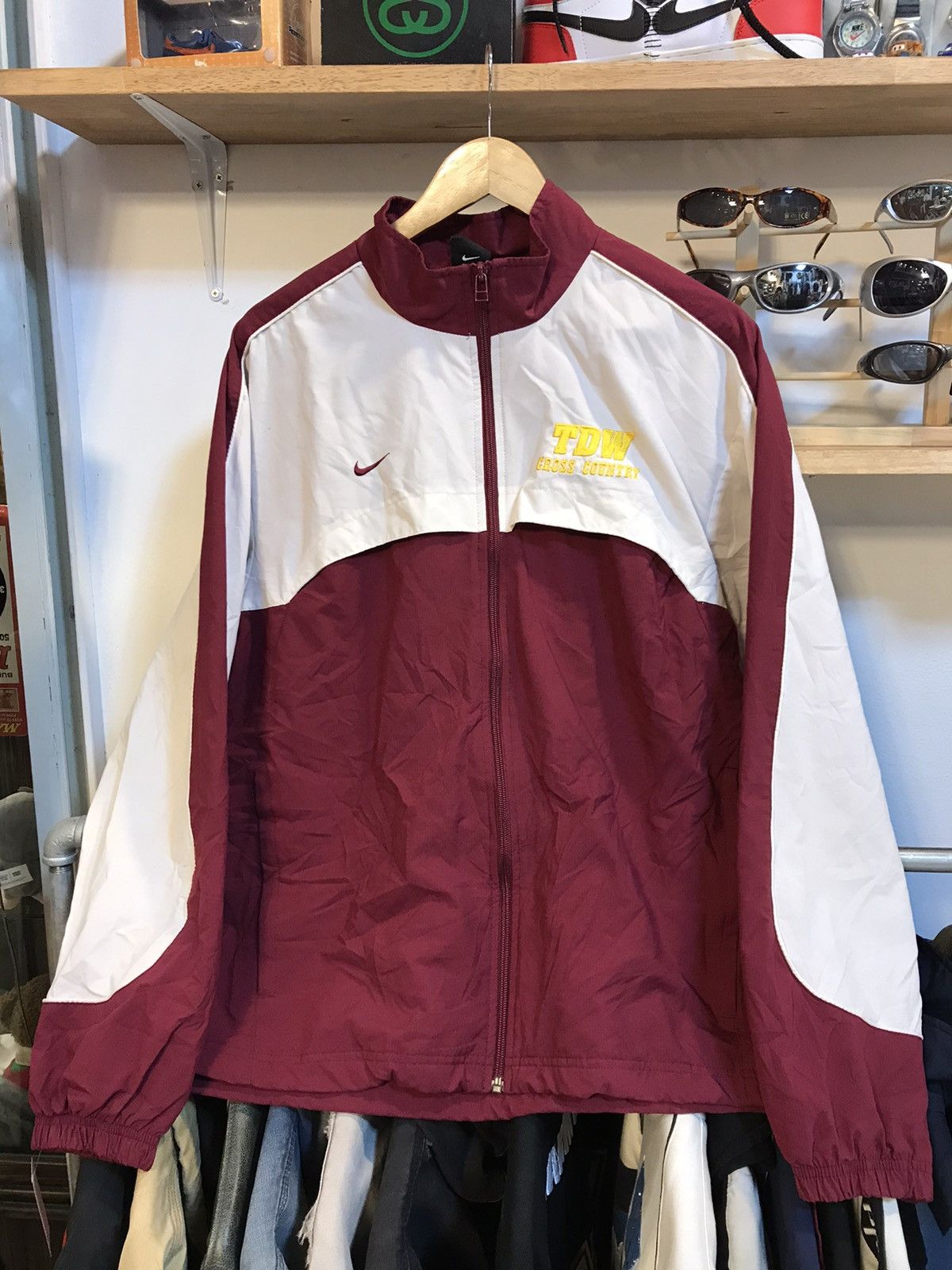 Nike × Vintage Vintage Nike Team Two Tone Windbreaker Jacket Size US M / EU 48-50 / 2 - 1 Thumbnail