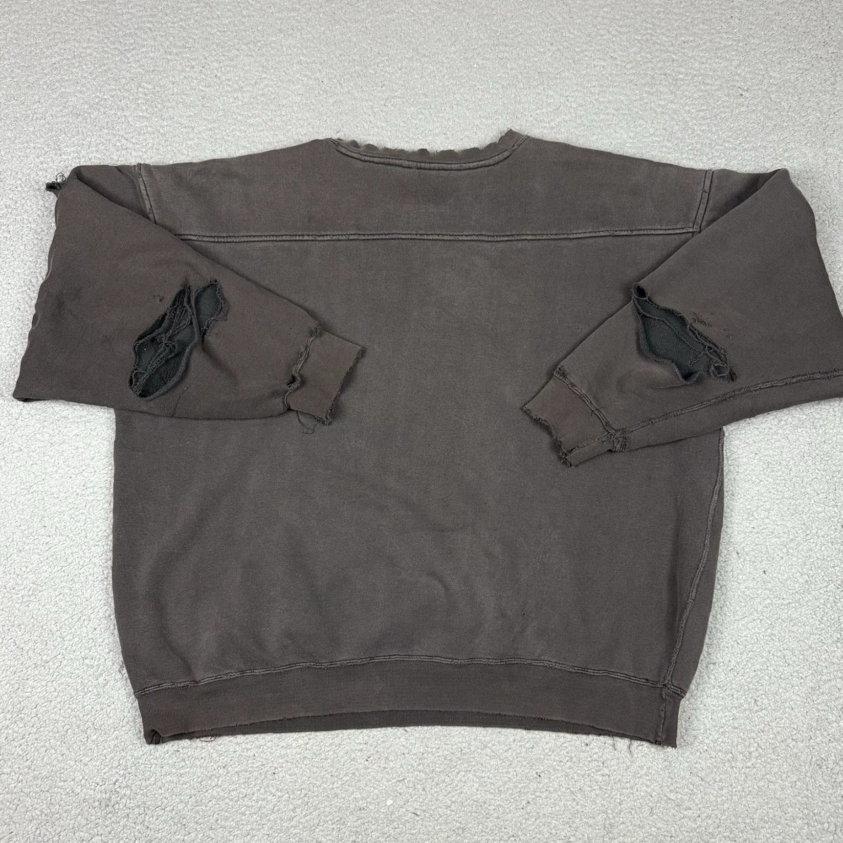Vintage VINTAGE Florida State University Sweatshirt Mens XL Gray FSU Seminoles Distressed Thrash Size US XL / EU 56 / 4 - 5 Thumbnail