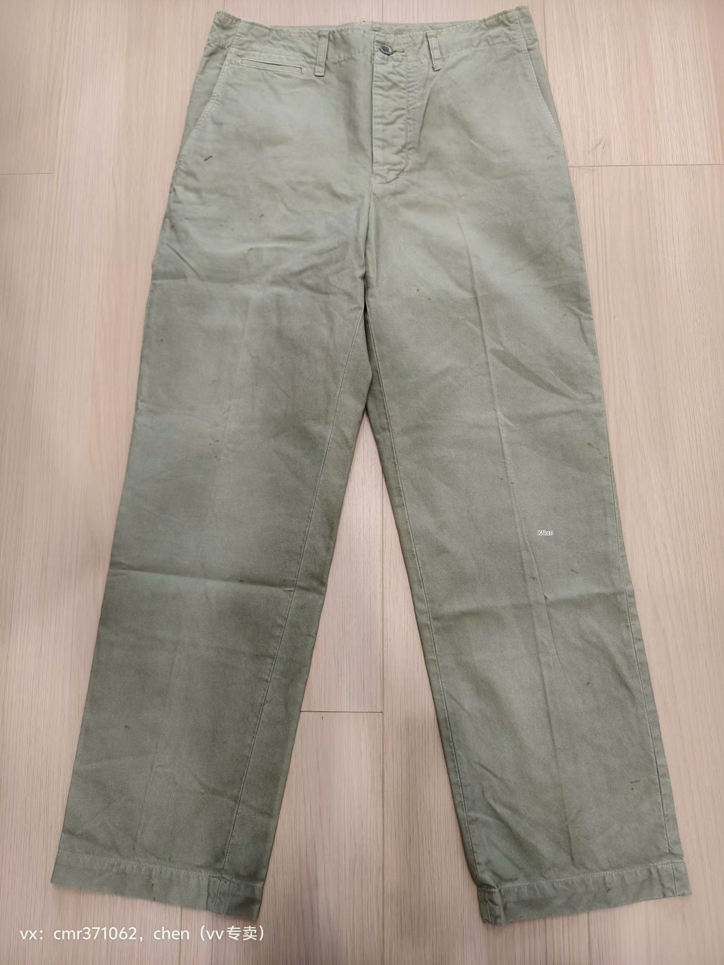Visvim Visvim 22AW Field Chino Pants Dmgd Size US 32 / EU 48 - 1 Thumbnail
