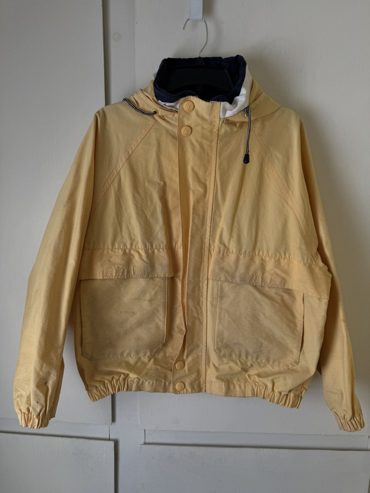 Nautica 90s Yellow Nautica light jacket Size US S / EU 44-46 / 1 - 1 Thumbnail