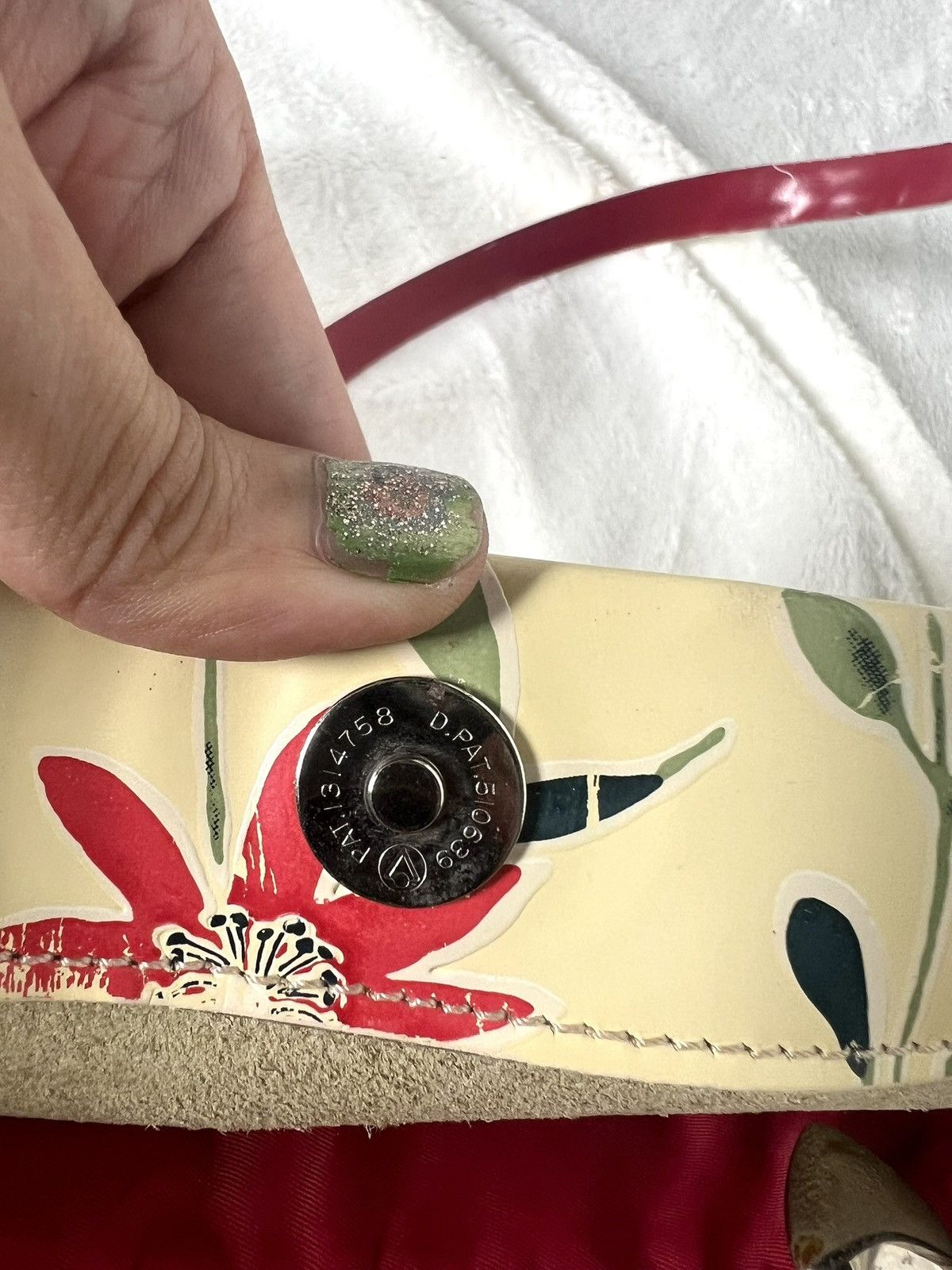 Moschino Moschino Shoulder Handbag – Painted Flowers Size ONE SIZE - 11 Thumbnail