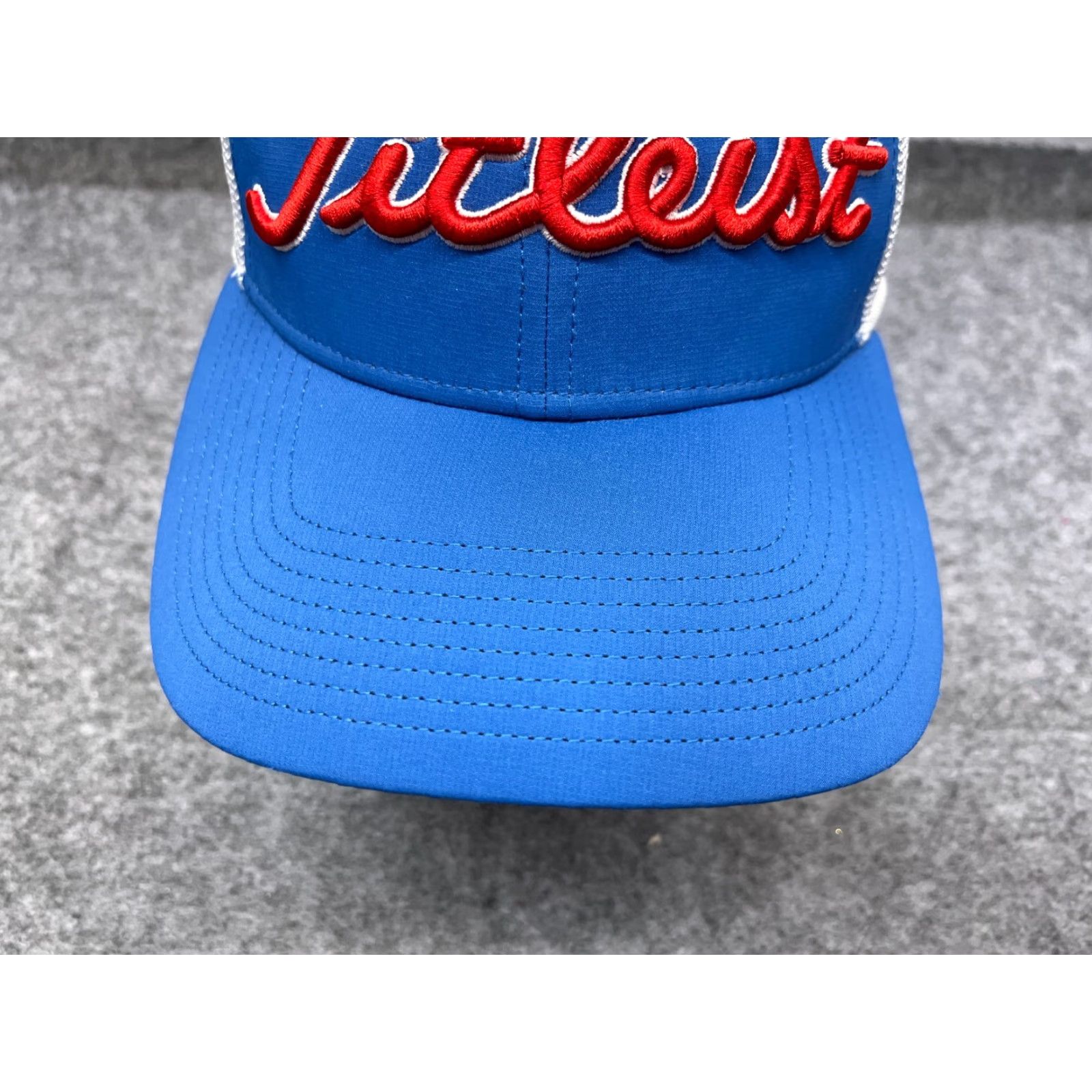 New Era New Era Hat Cap Fitted Adult Large Blue Polyester Blend Trucker Pro V1 Titleist Logo Hat Men L Blue Trucker Hat Size ONE SIZE - 3 Thumbnail