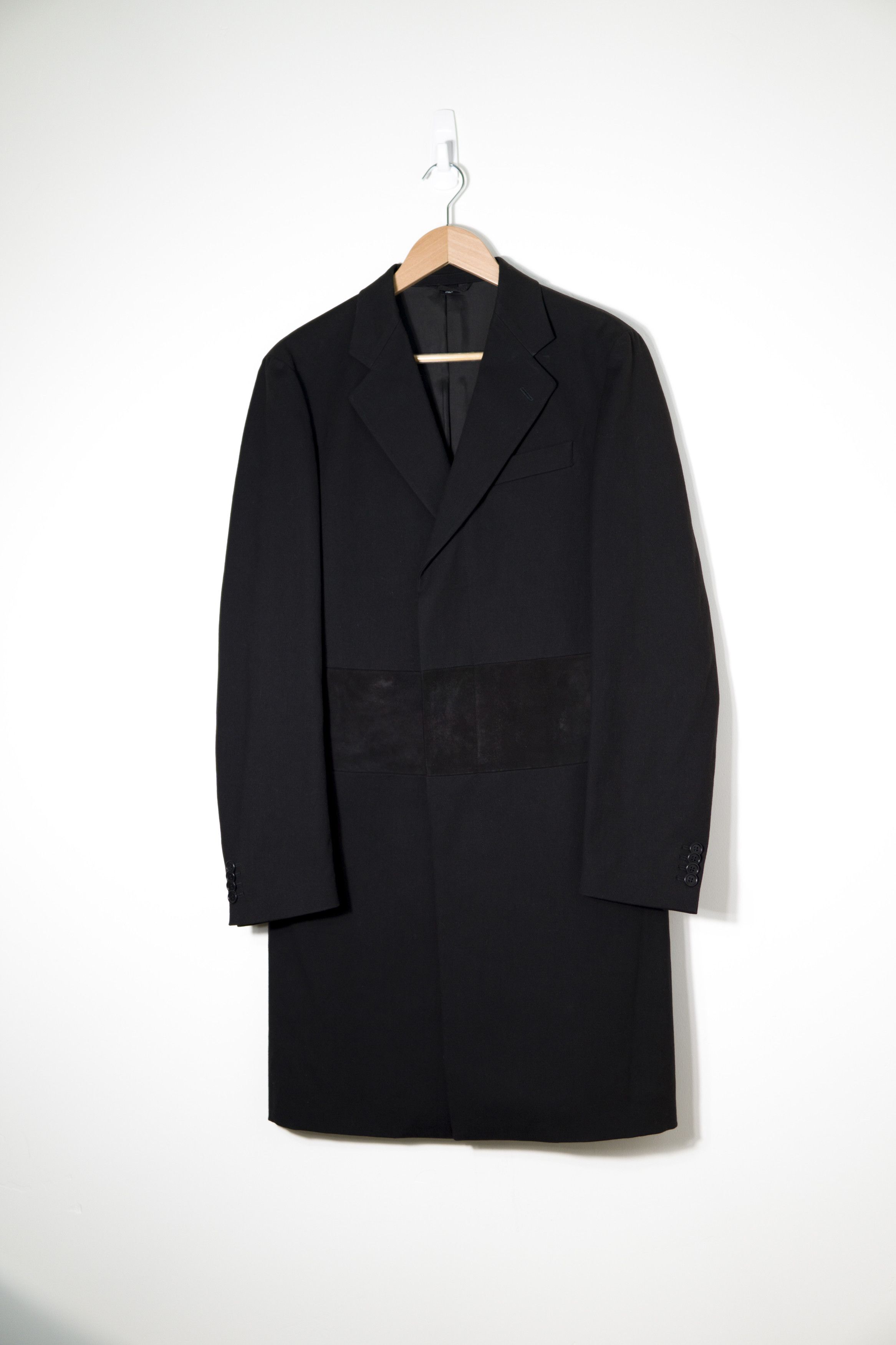 FW02 Runway Suede Stripe Jacket