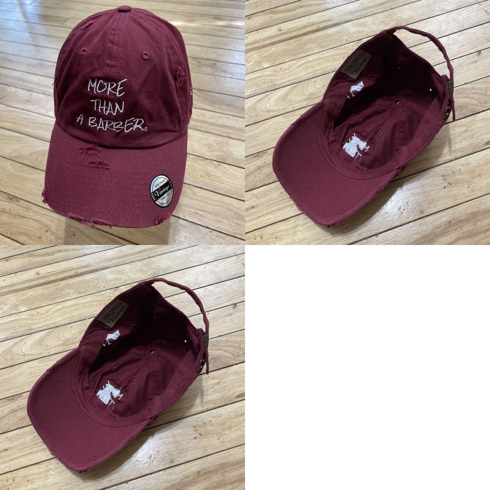 Vintage VINTAGE Kbethos Hat More than a Barber Stylist Cap Baseball Cap Mens One Size Red Thrash NEW Size ONE SIZE - 10 Thumbnail