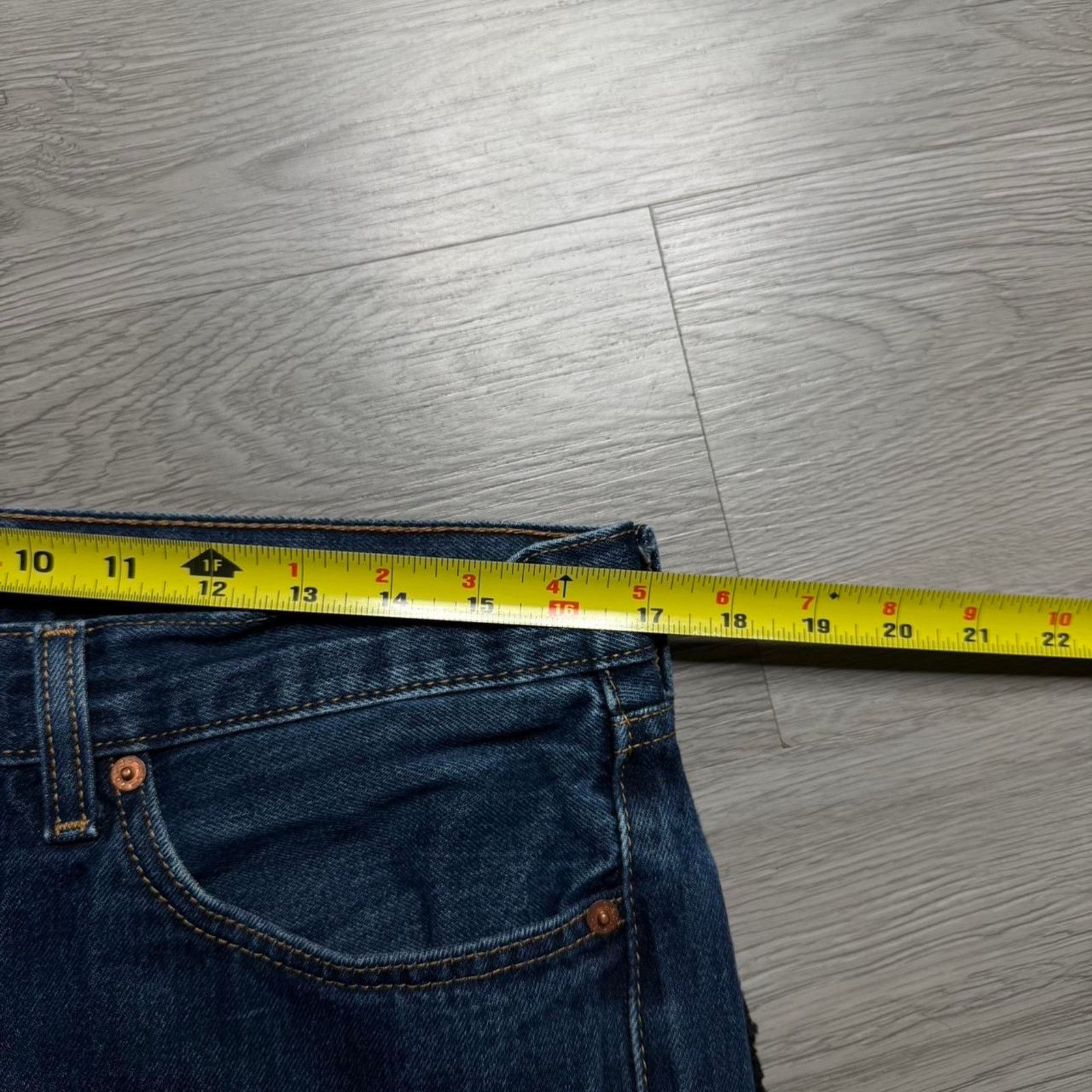 Levi's Levi’s Strauss 505 Regular Straight Fit Denim Jeans 34x34 Size US 34 / EU 50 - 4 Thumbnail