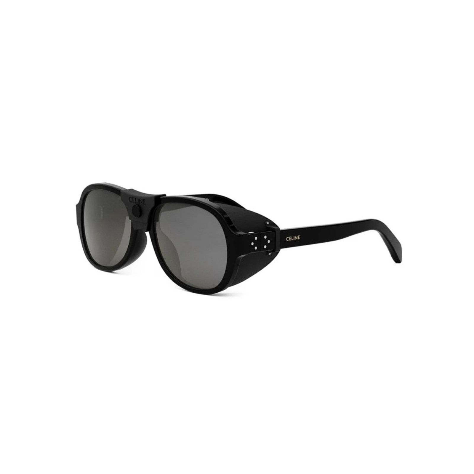 NEW CELINE CL40305U 01A BLACK OVERSIZED WOMEN SUNGLASSES CELINE CELINE Maxi Triomphe CL40305U 01A 54 – Women main image 2
