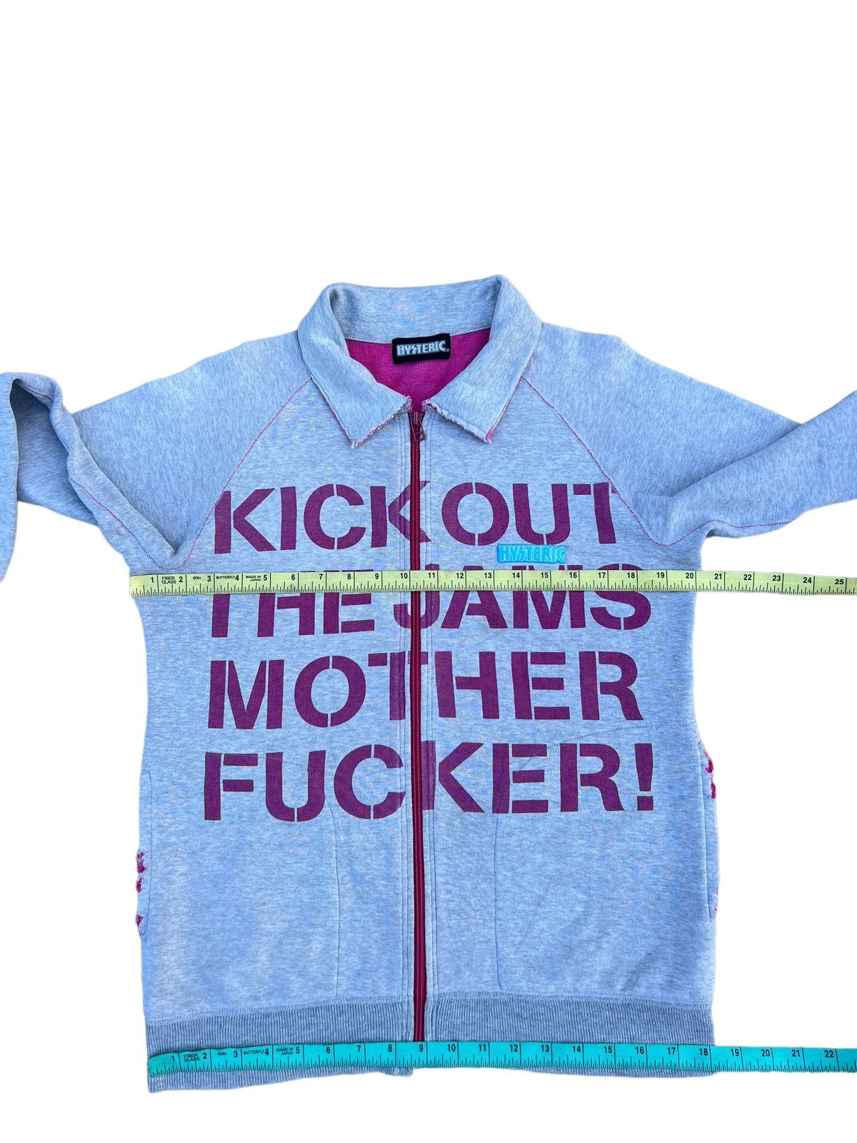 Hysteric Glamour VTG HG Knock Out The Jams Mother F*cker Distress Sweater Size US M / EU 48-50 / 2 - 3 Thumbnail