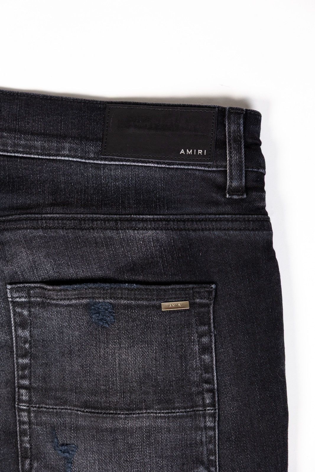 Amiri Amiri Leopard Patch Ripped Denim Size US 33 - 5 Thumbnail