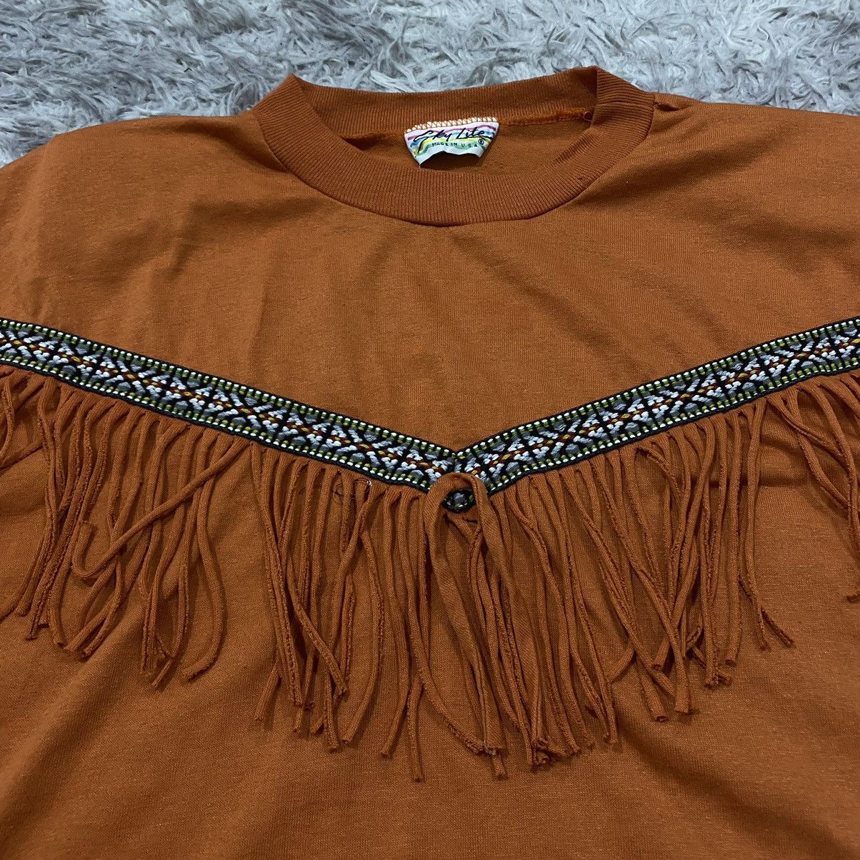 Designer × Vintage Vintage sky lite crop top red indian Size M / US 6-8 / IT 42-44 - 4 Thumbnail