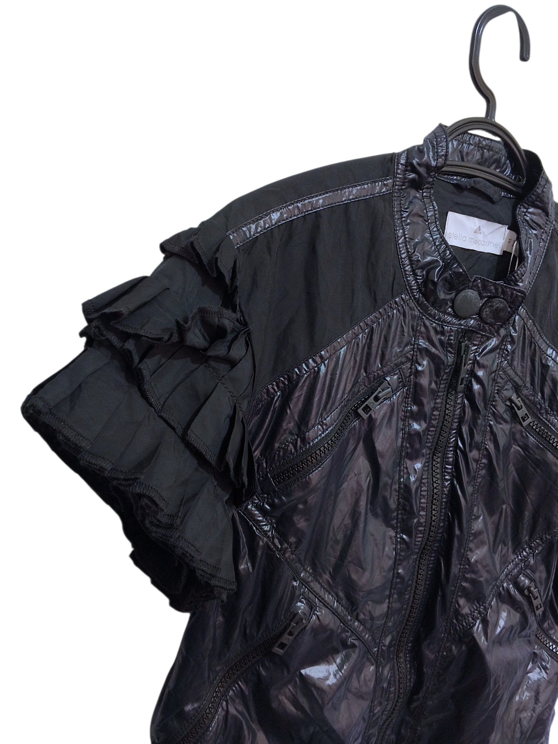 Adidas × Stella McCartney Adidas x Stella McCartney Nylon Ruffle Sleeve Jacket Size M / US 6-8 / IT 42-44 - 5 Thumbnail