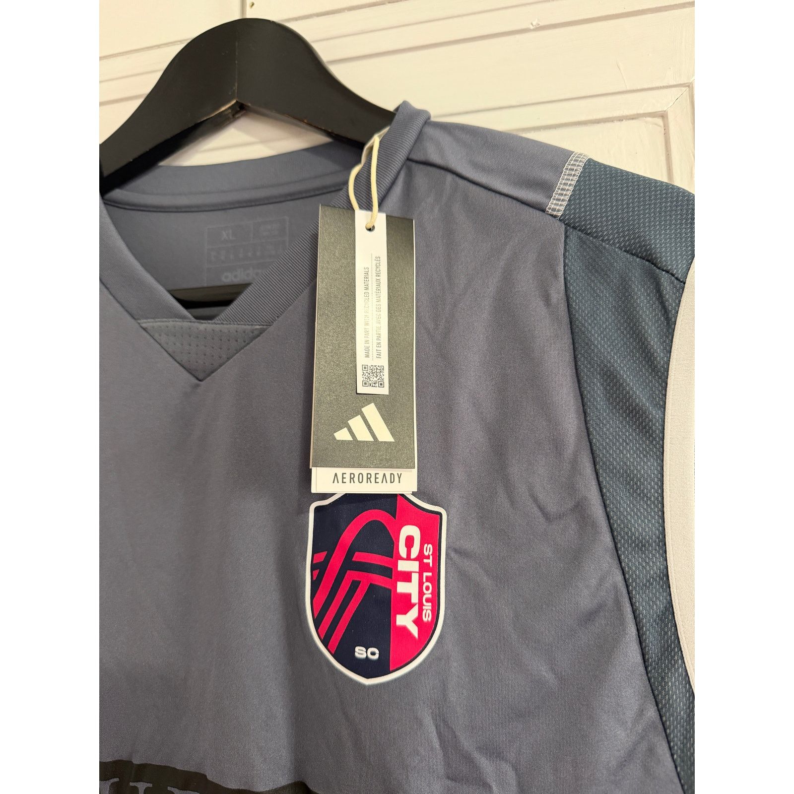 Adidas NWT St. Louis City FC Training Jersey Men's Size XL Size US XL / EU 56 / 4 - 3 Thumbnail