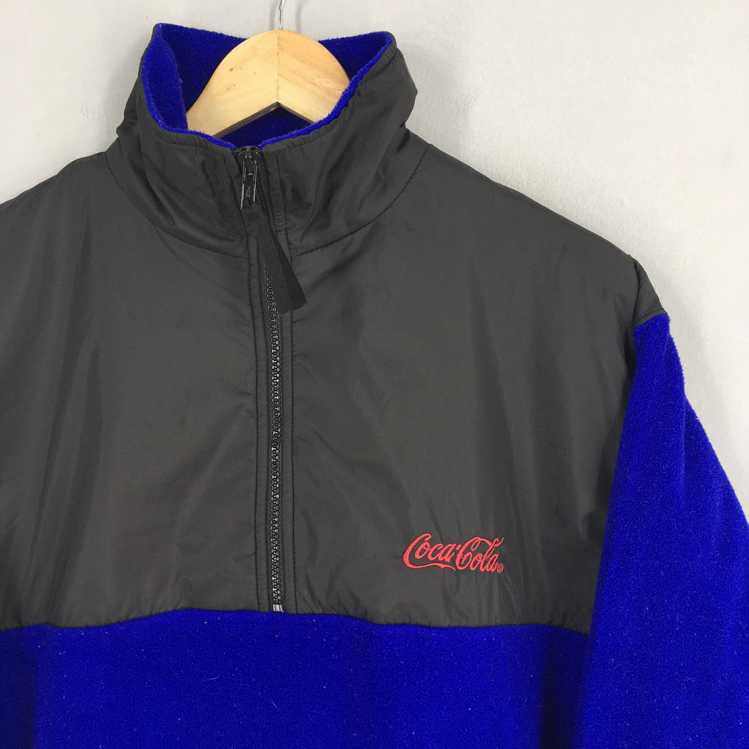 Coca Cola × Vintage Vintage Coca Cola Sports Fleece Sweatshirt Large Size US L / EU 52-54 / 3 - 2 Thumbnail