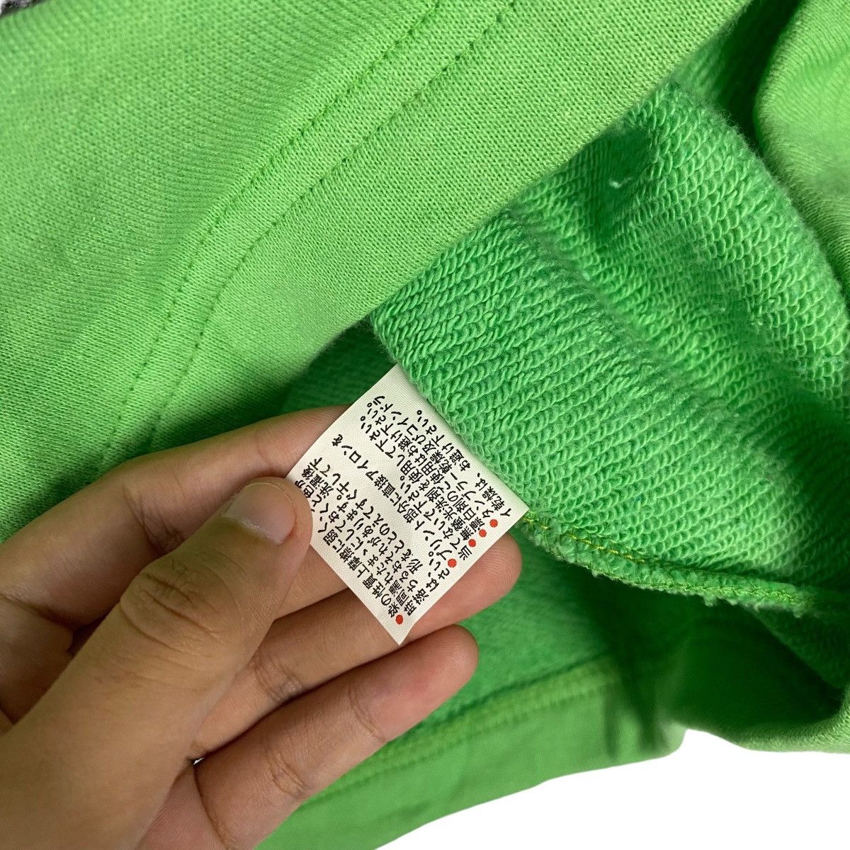Mickey Mouse × Vintage Vintage 90s Mickey Mouse Green Sweatshirt Crewneck Pullover Size XL / US 12-14 / IT 48-50 - 5 Thumbnail