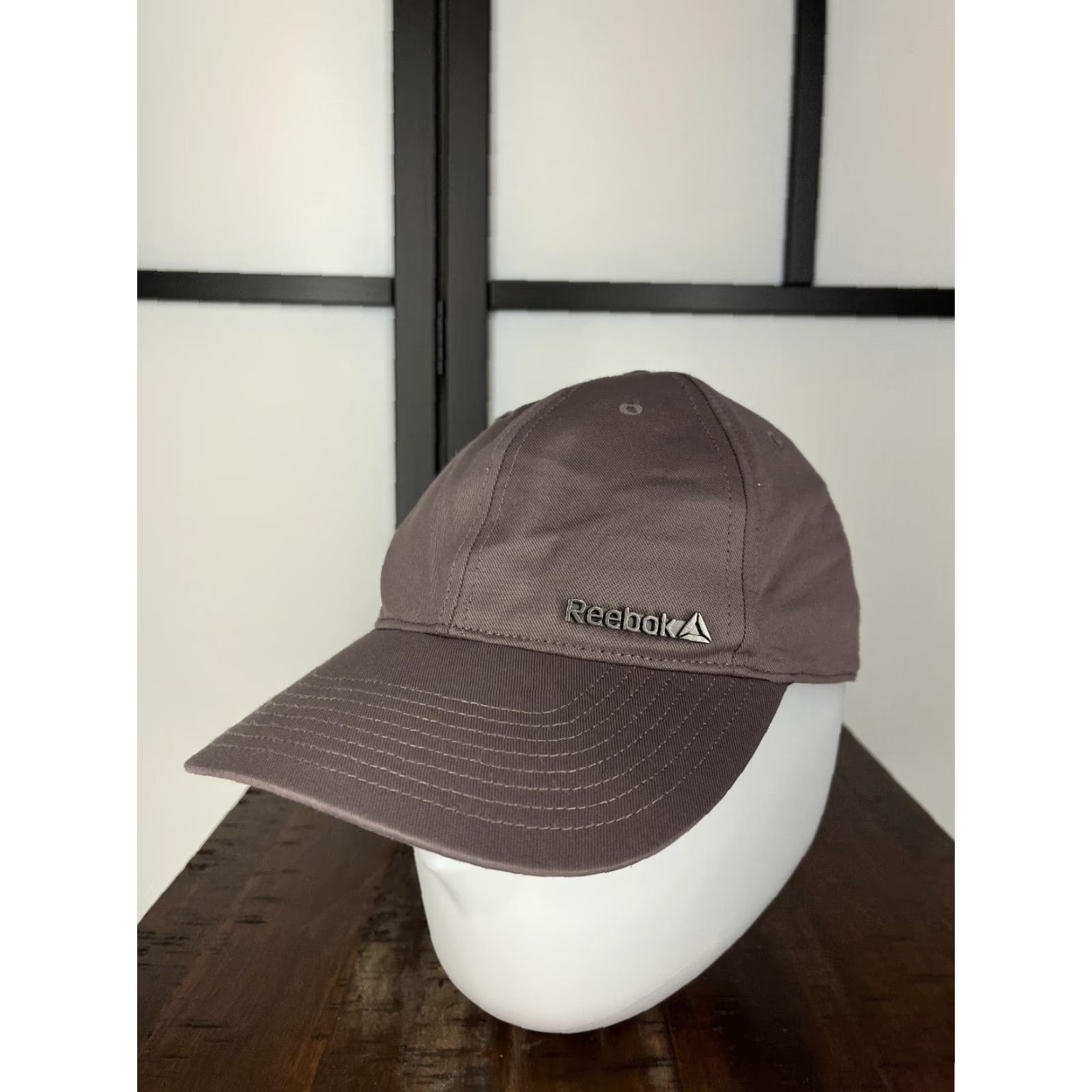 Reebok Reebok Hat Cap Baseball Cap Unisex Adults One Size Gray Purple Metal Logo Cotton Polyester Adjustable Lightweight Twill Star Logo Outdoor Size ONE SIZE - 4 Thumbnail