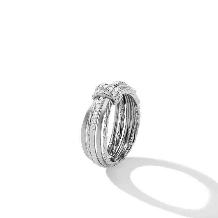 David Yurman o1w1db10526 R17091D Size:7/Angelika Ring in Silver Size ONE SIZE - 3 Thumbnail