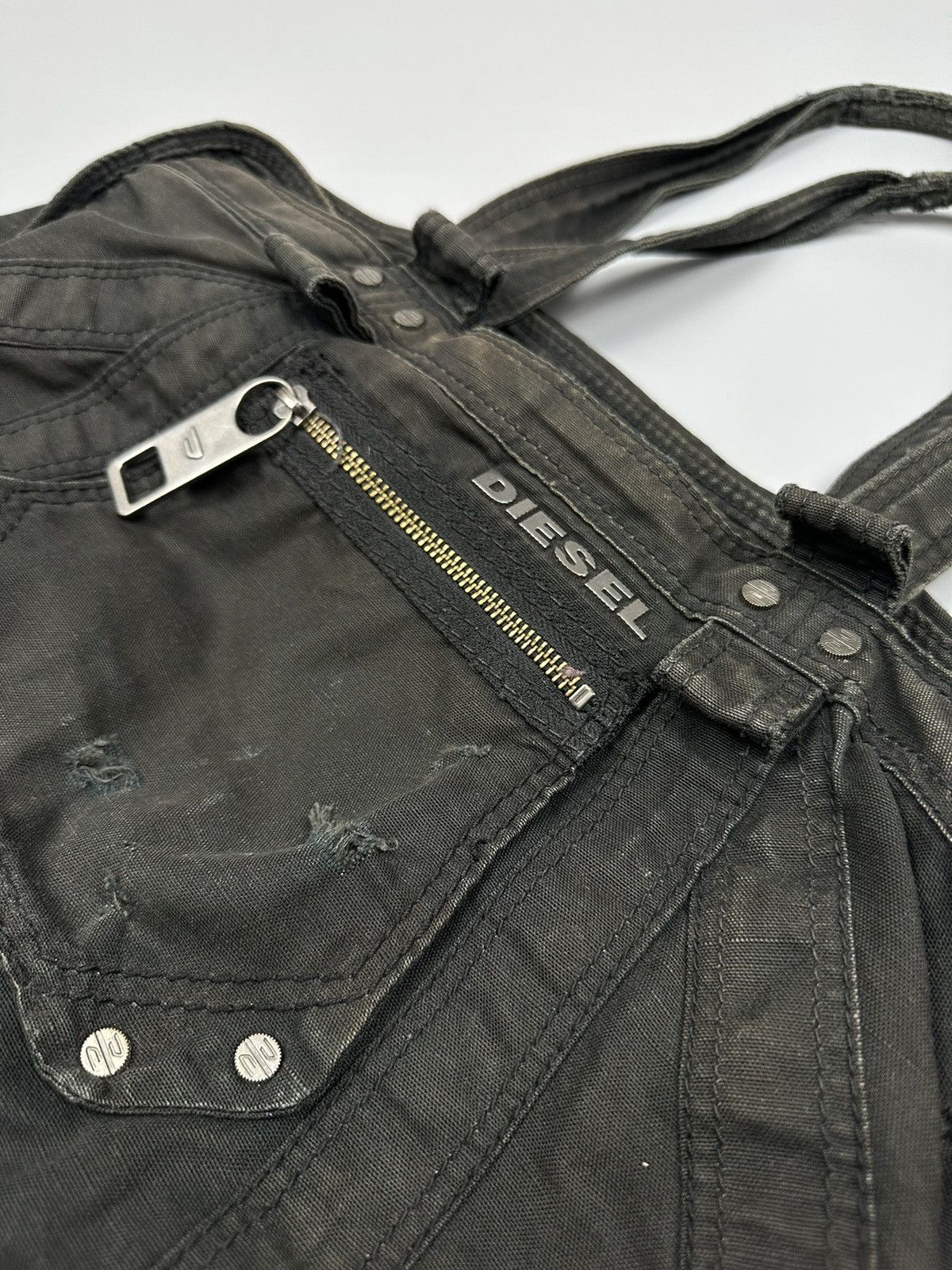 Diesel Distressed Vintage Diesel Tactical Tote Bag Size ONE SIZE - 15 Thumbnail