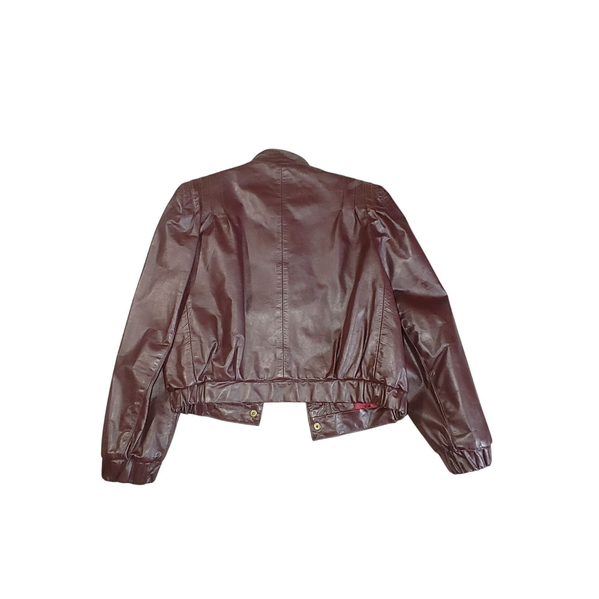 Other Bomber Jacket Northside Fashions Genuine Leather Vintage 19 Size M / US 6-8 / IT 42-44 - 8 Thumbnail