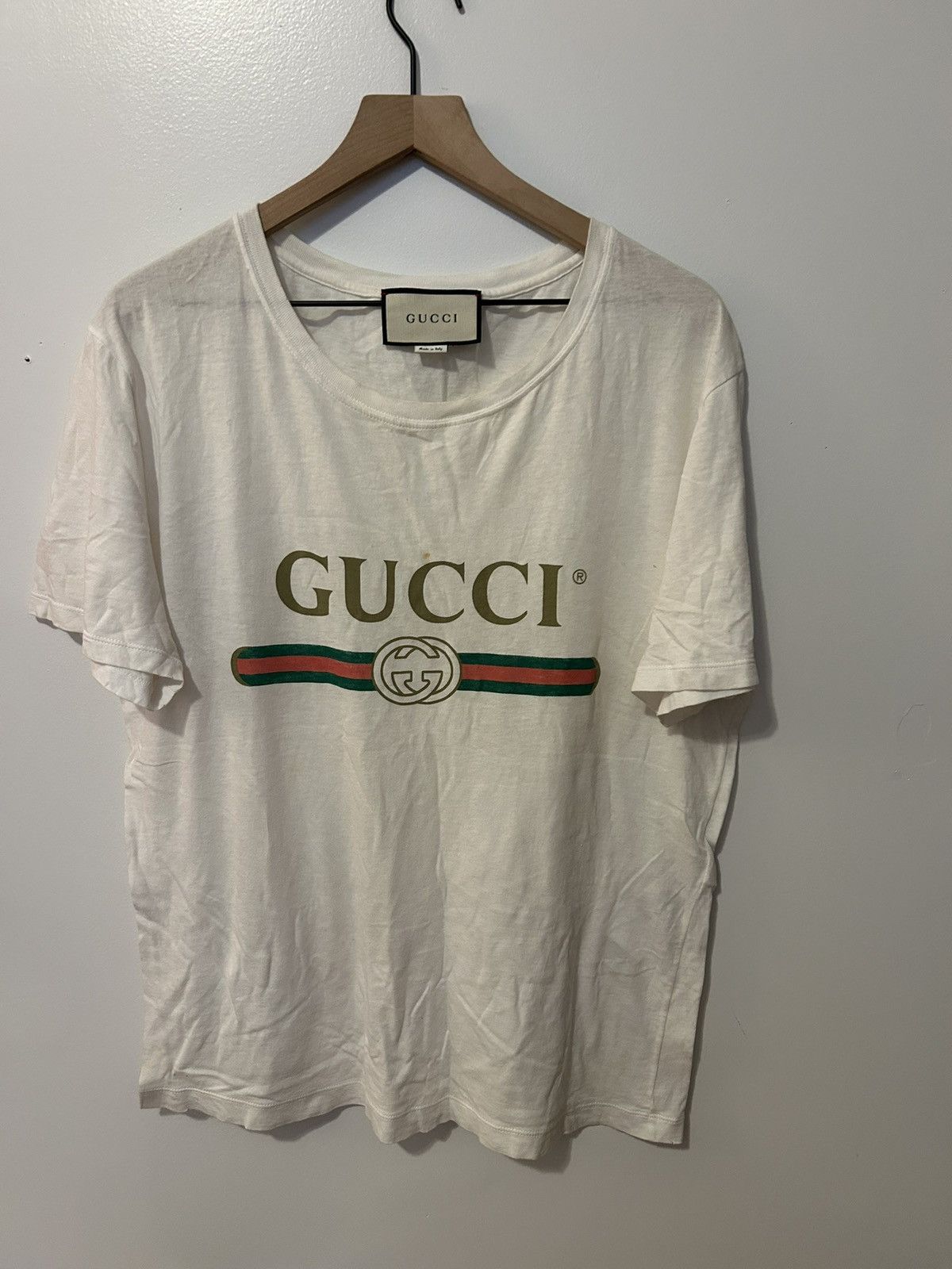 Gucci Gucci Tee Logo Size US M / EU 48-50 / 2 - 1 Thumbnail