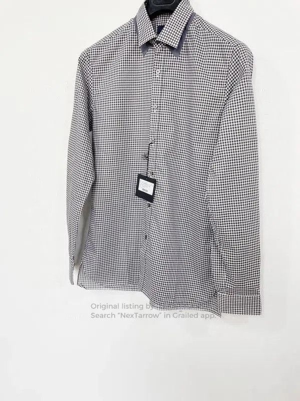 Lanvin Lanvin Gray Cotton Long Sleeve Shirt . Size US S / EU 44-46 / 1 - 3 Thumbnail