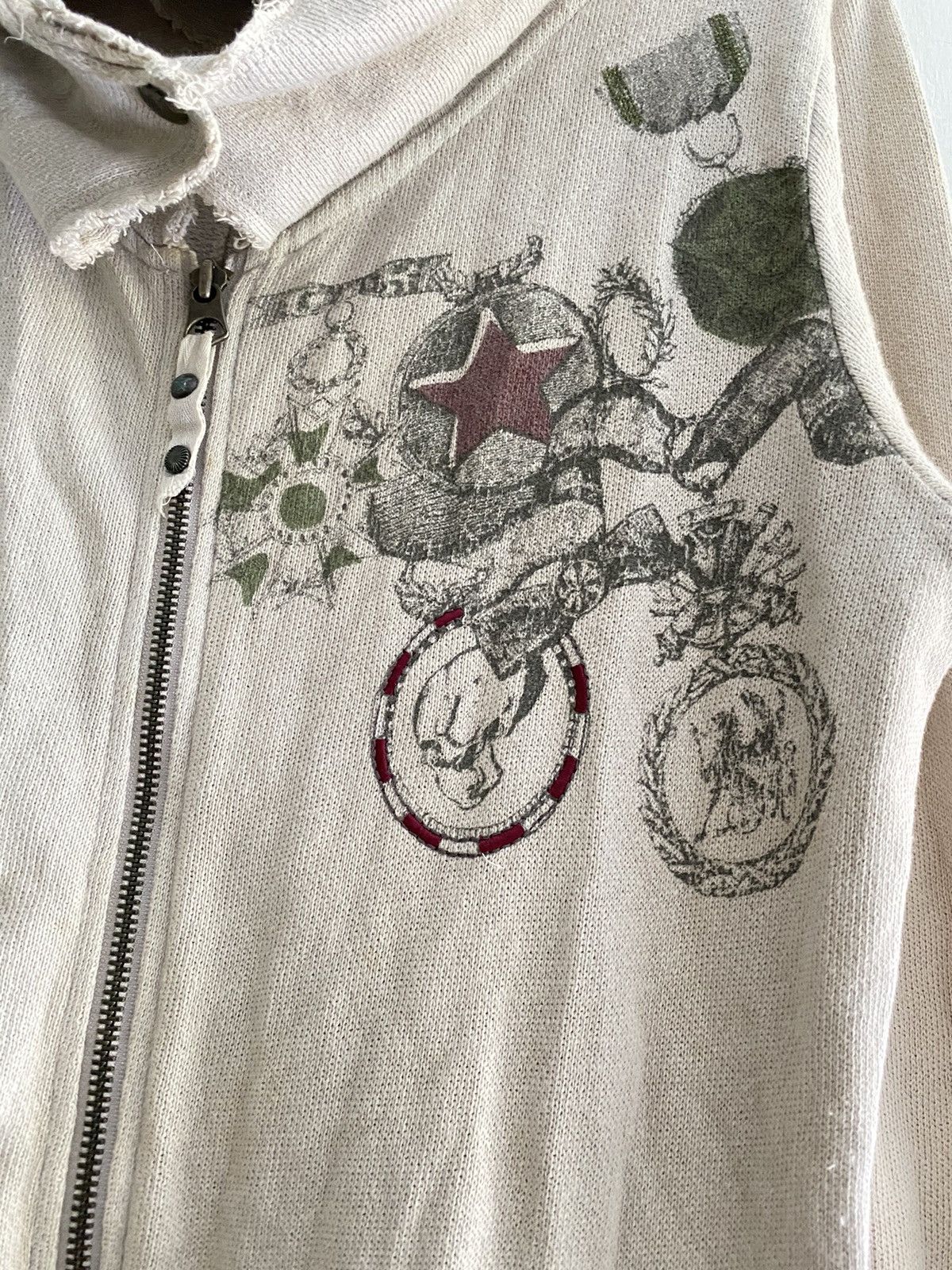 If Six Was Nine × Japanese Brand × Le Grande Bleu (L.G.B.) Japanese british knights studed distressed hoodie Size US L / EU 52-54 / 3 - 6 Thumbnail