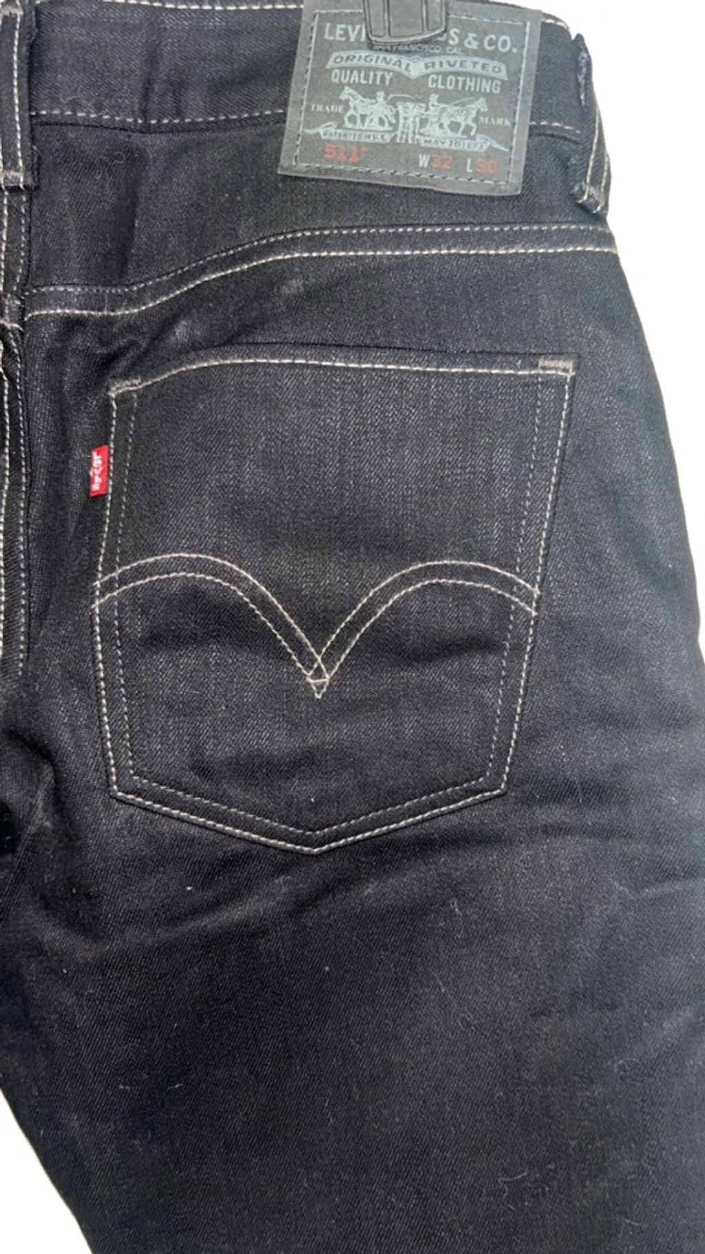 Levi's Men's Levi's Skinny Jeans Waist 32 Black Size US 32 / EU 48 - 1 Thumbnail