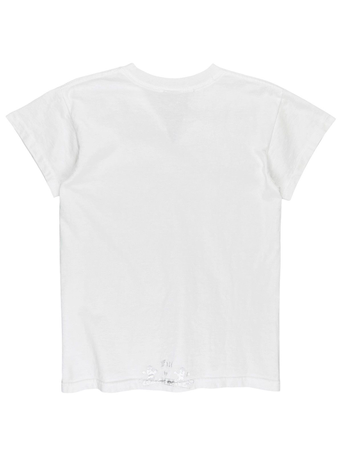 Chrome Hearts Chrome Hearts Foti Metallic Logo Slit Baby Tee Tshirt White Size M / US 6-8 / IT 42-44 - 2 Thumbnail